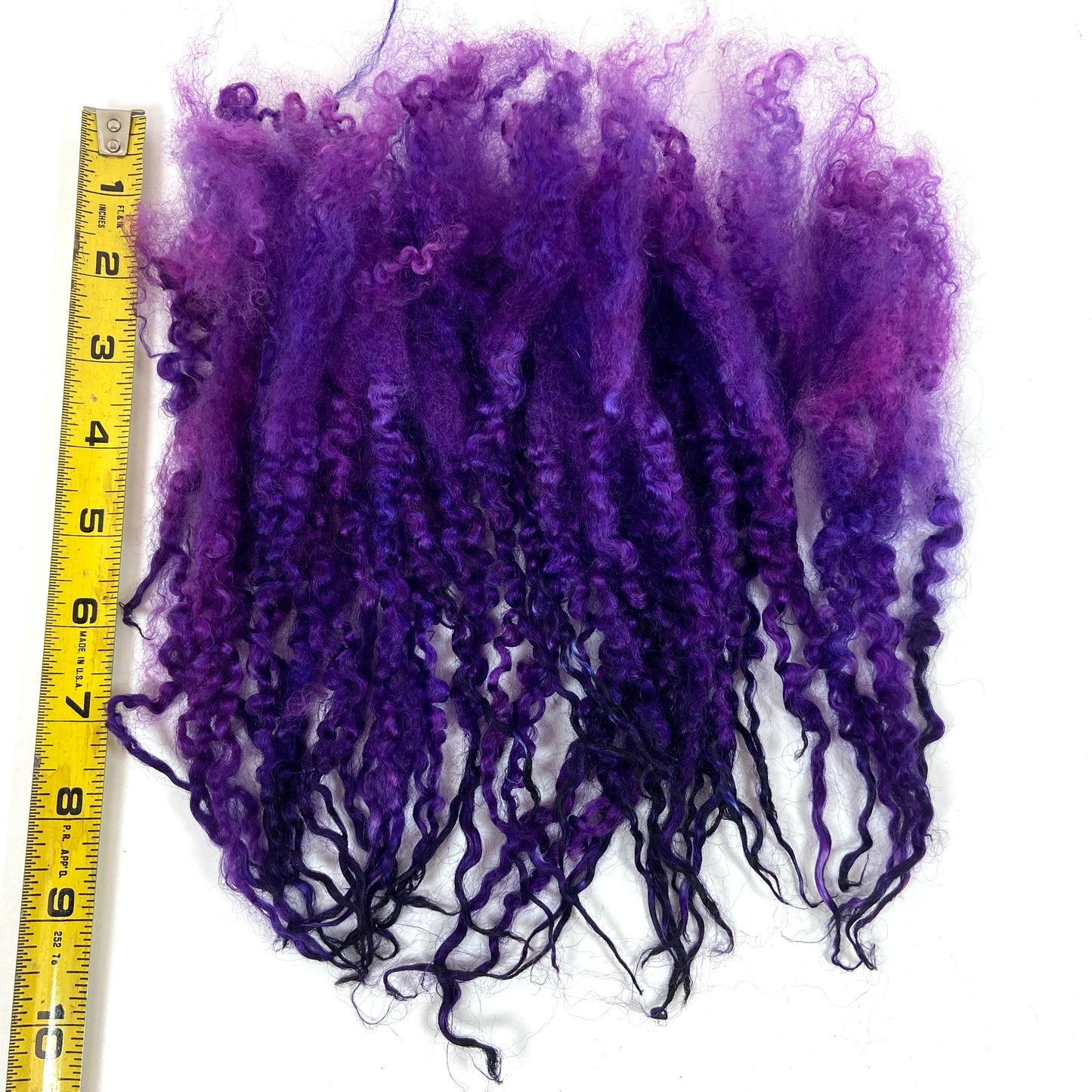 Teeswater Locks, Grape, long, separated, 1115-01