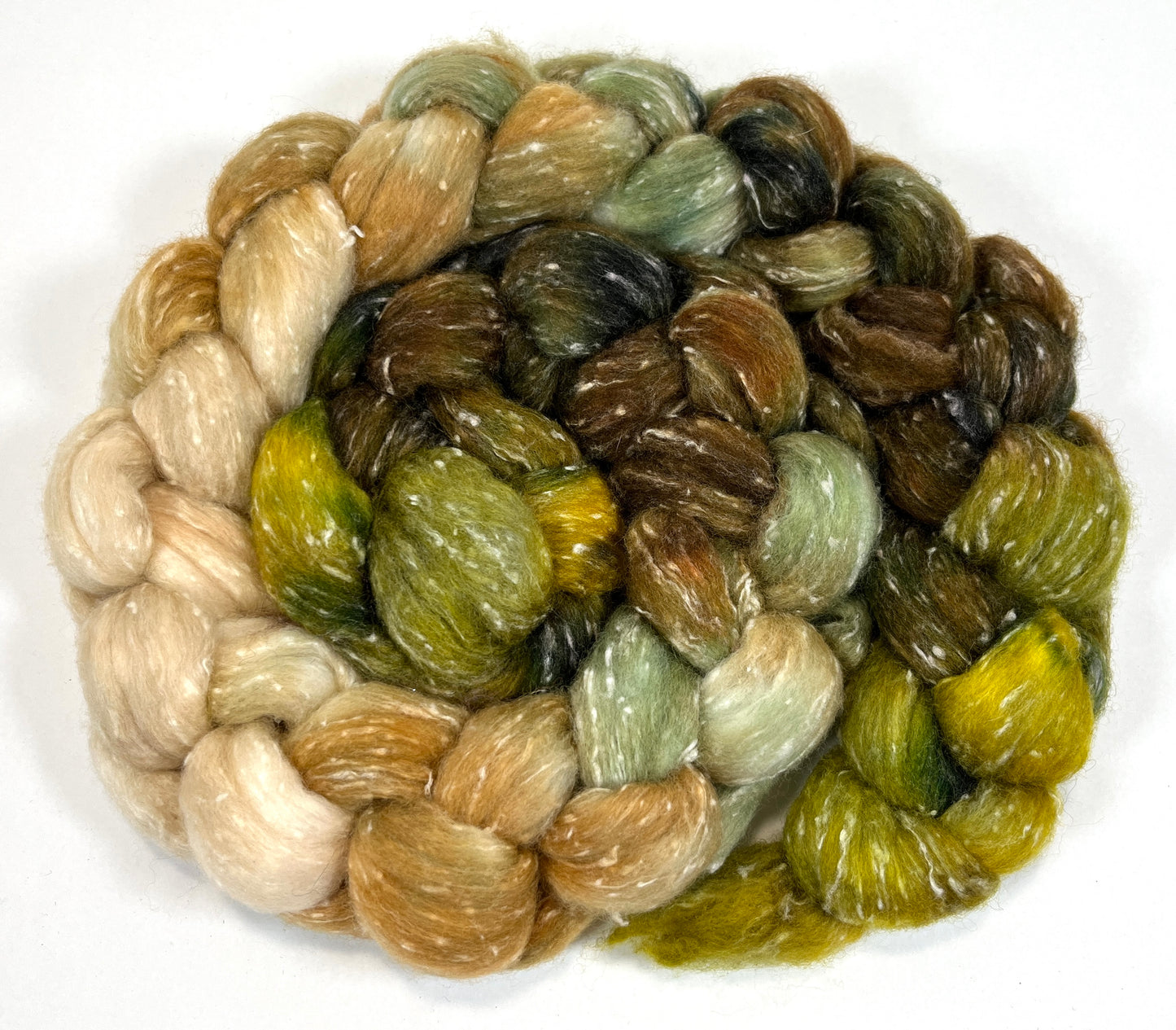 Willow MG - 4 oz 80/20 South American wool/rayon nepps combed top, roving, spinning fiber, handspinning, felting, needle felting, weaving supplies