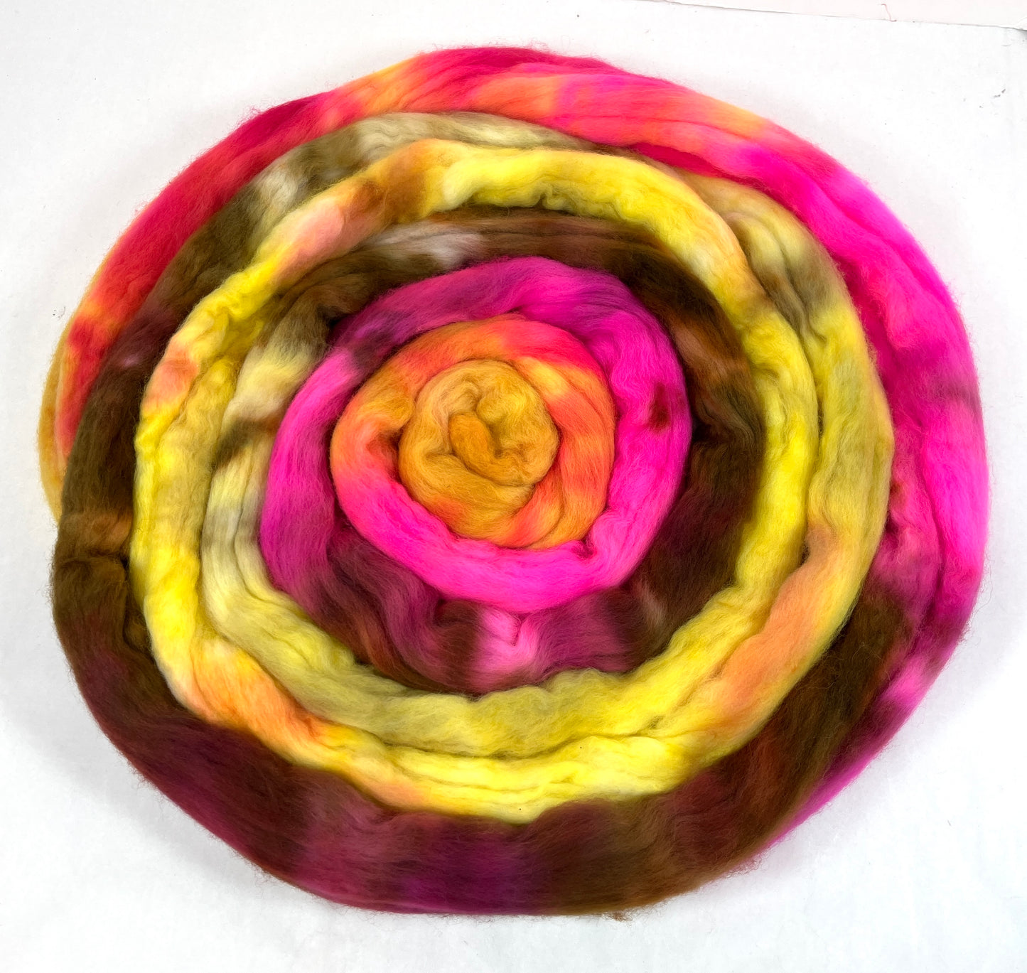 Vivace MG - 4 oz hand painted wool combed top, roving, spinning fiber, handspinning, felting