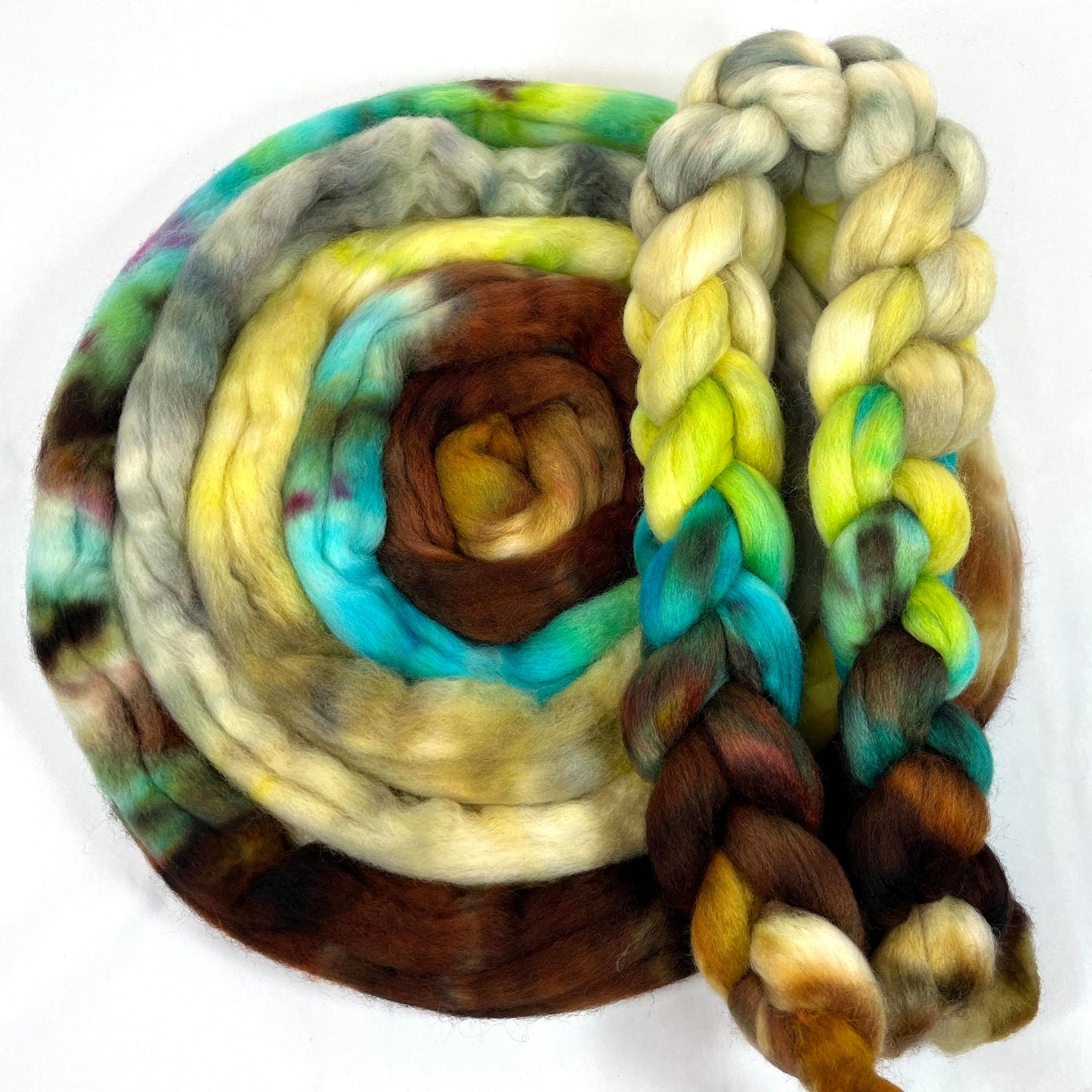 Limited Edition 0326-05 - 4 oz Corriedale wool combed top, roving, spinning fiber, handspinning, felting, needle felting, weaving supplies