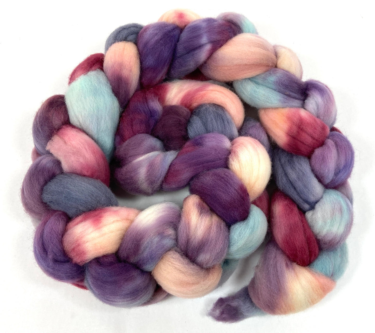 Nebula Half Strength - 4 oz Targhee wool combed top, roving, spinning fiber, handspinning, felting, needle felting, weaving supplies
