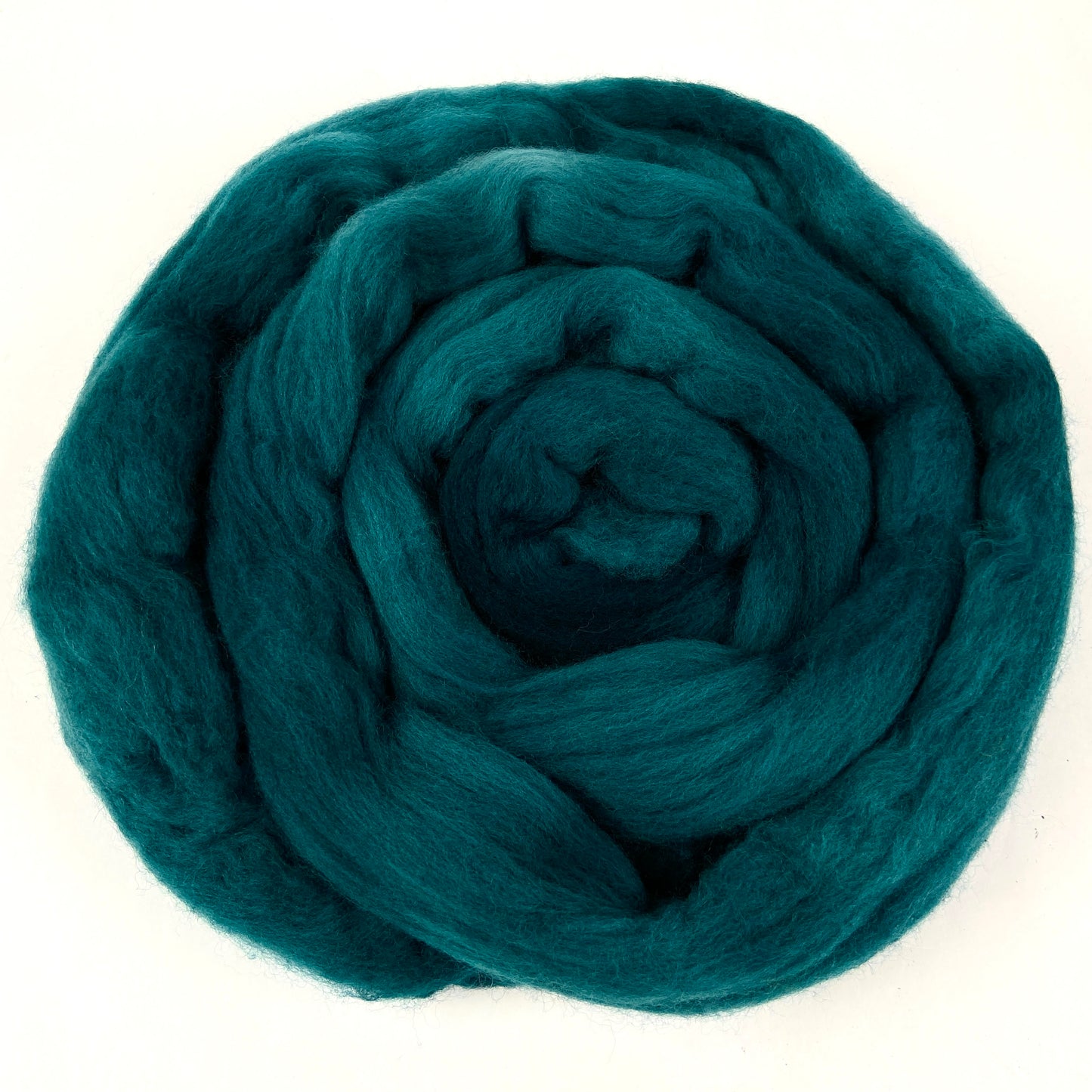 Mallard - 2 oz hand dyed semisolid wool combed top