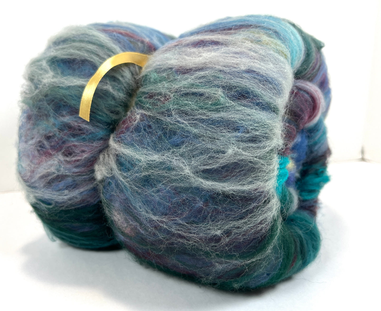 Crayon Box Batt 0826-06 - 3.8 oz Soft wool, NO SPARKLE, spinning fiber, drumcarded, handspinning, nuno, felting wool
