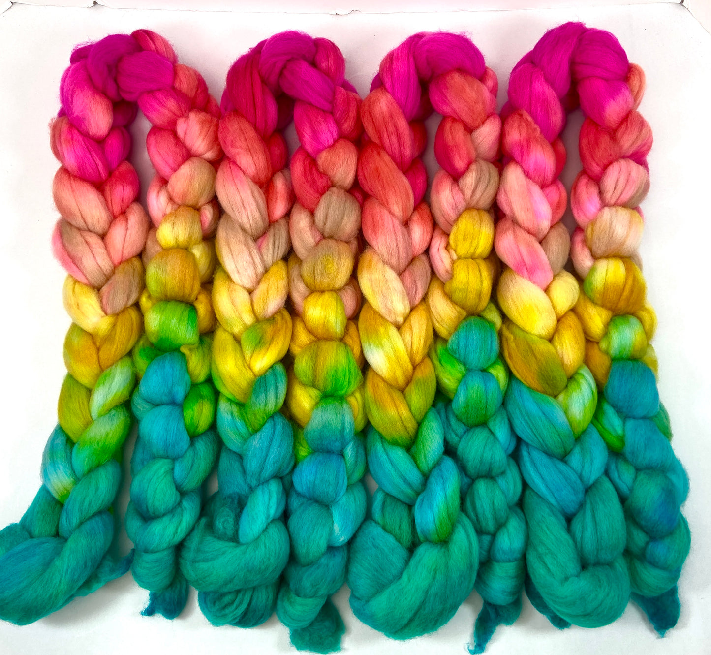 Limited Edition 1218-02 - 4 oz Polwarth wool combed top, roving, spinning fiber, handspinning, felting, needle felting, weaving supplies