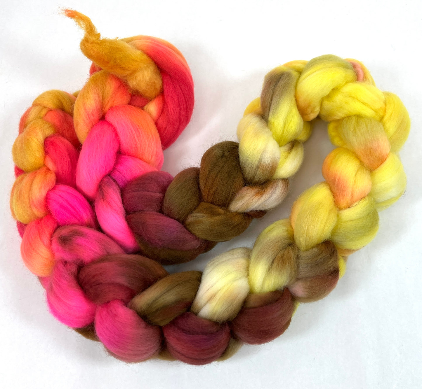 Vivace MG - 4 oz hand painted wool combed top, roving, spinning fiber, handspinning, felting