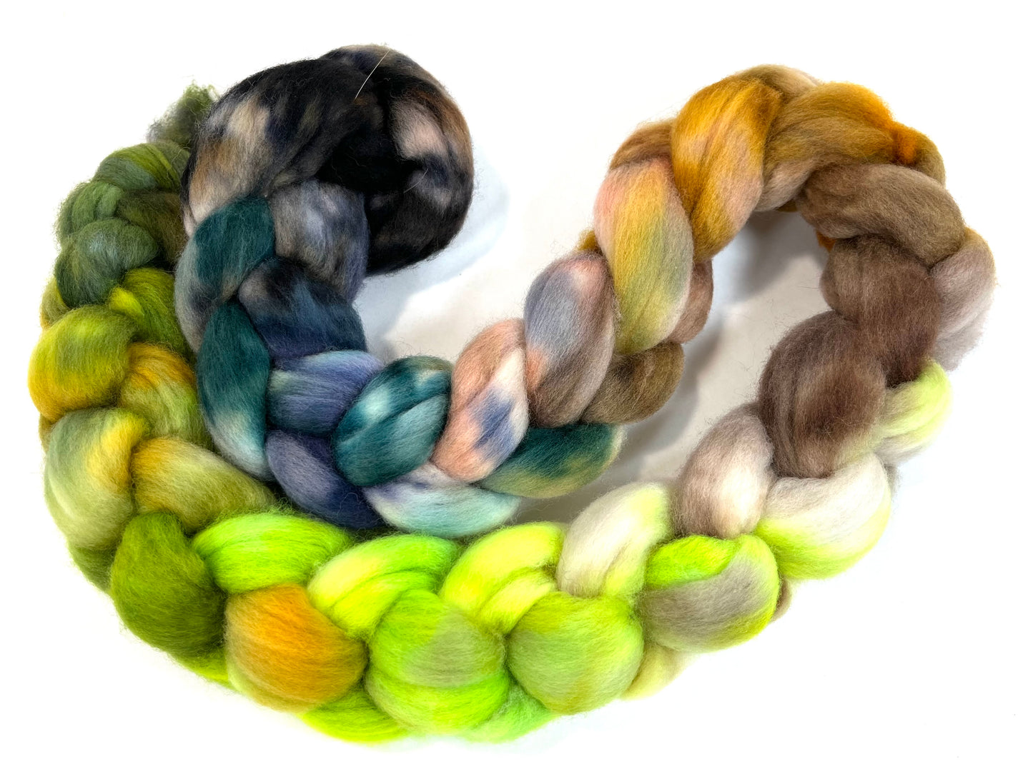Day's End 0618-03 - 4 Cormo wool combed top, roving, spinning fiber, handspinning, felting, needle felting, weaving supplies