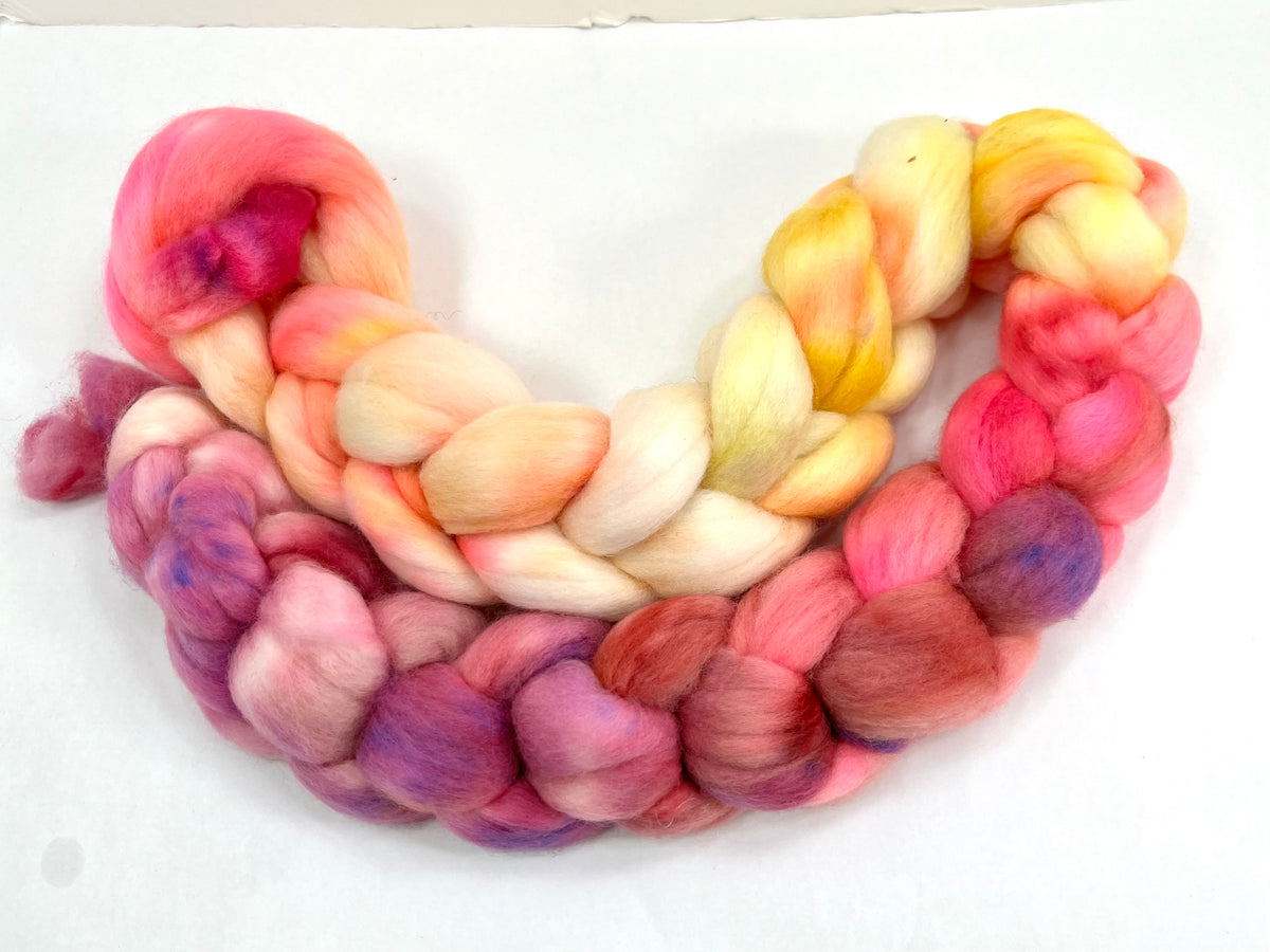 Day's End 0922-03 - 4 oz Polwarth wool combed top, roving, spinning fiber, handspinning, felting, needle felting, weaving supplies