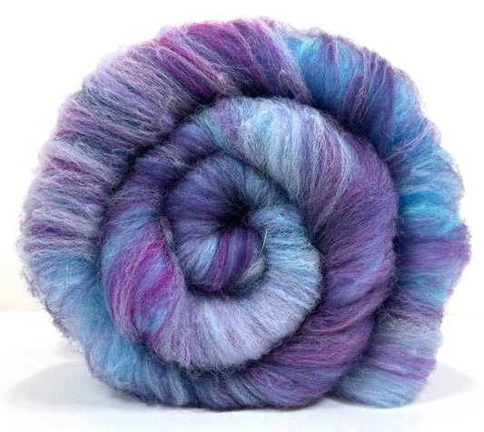 Crayon Box Tonal Batt 0804-02 - 4 oz Soft wool, NO SPARKLE, gradient style, spinning fiber, drumcarded, handspinning, nuno, felting wool