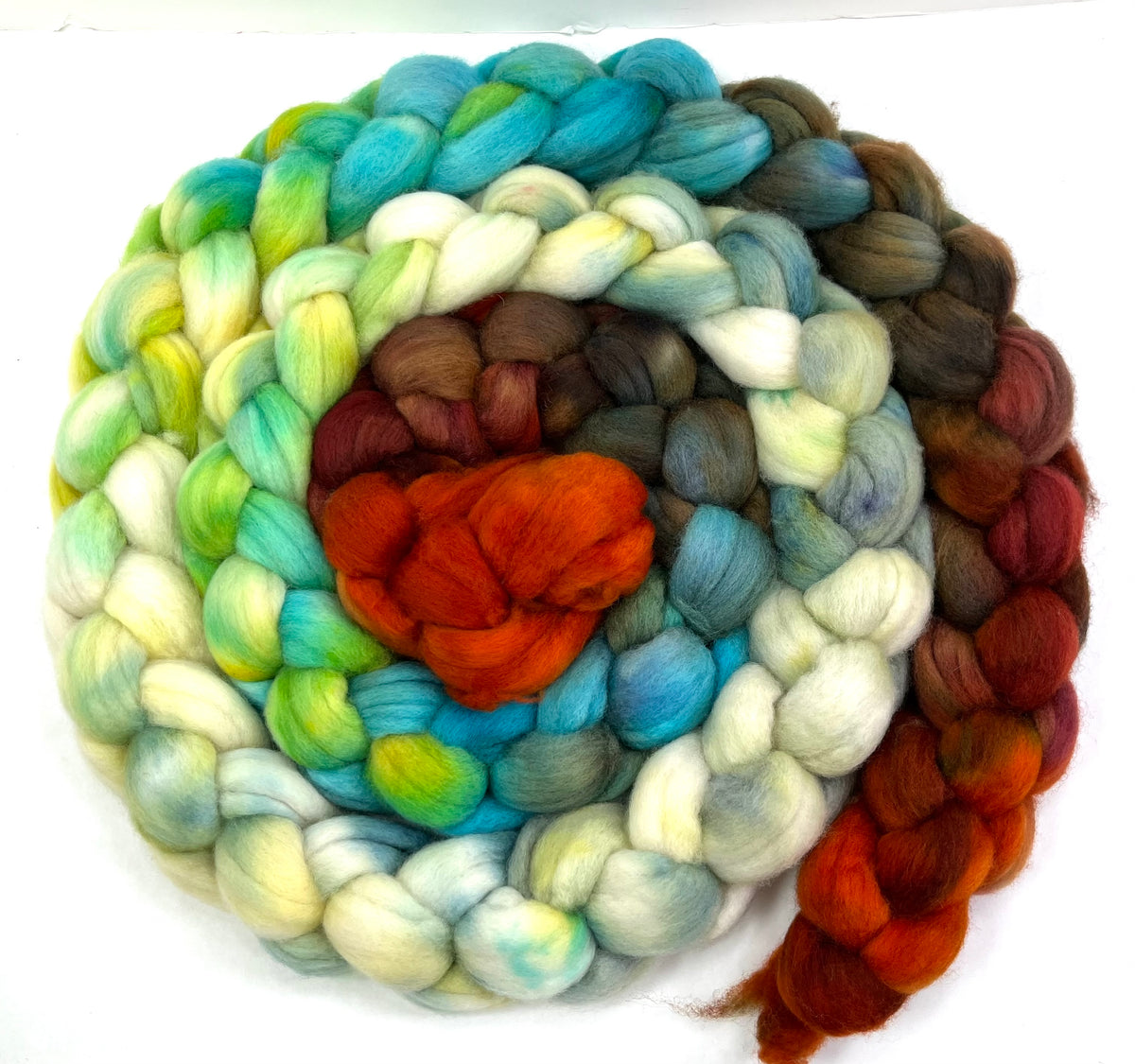Day's End 0925-01 - 9.5 oz Cormo wool combed top, roving, spinning fiber, handspinning, felting, needle felting, weaving supplies