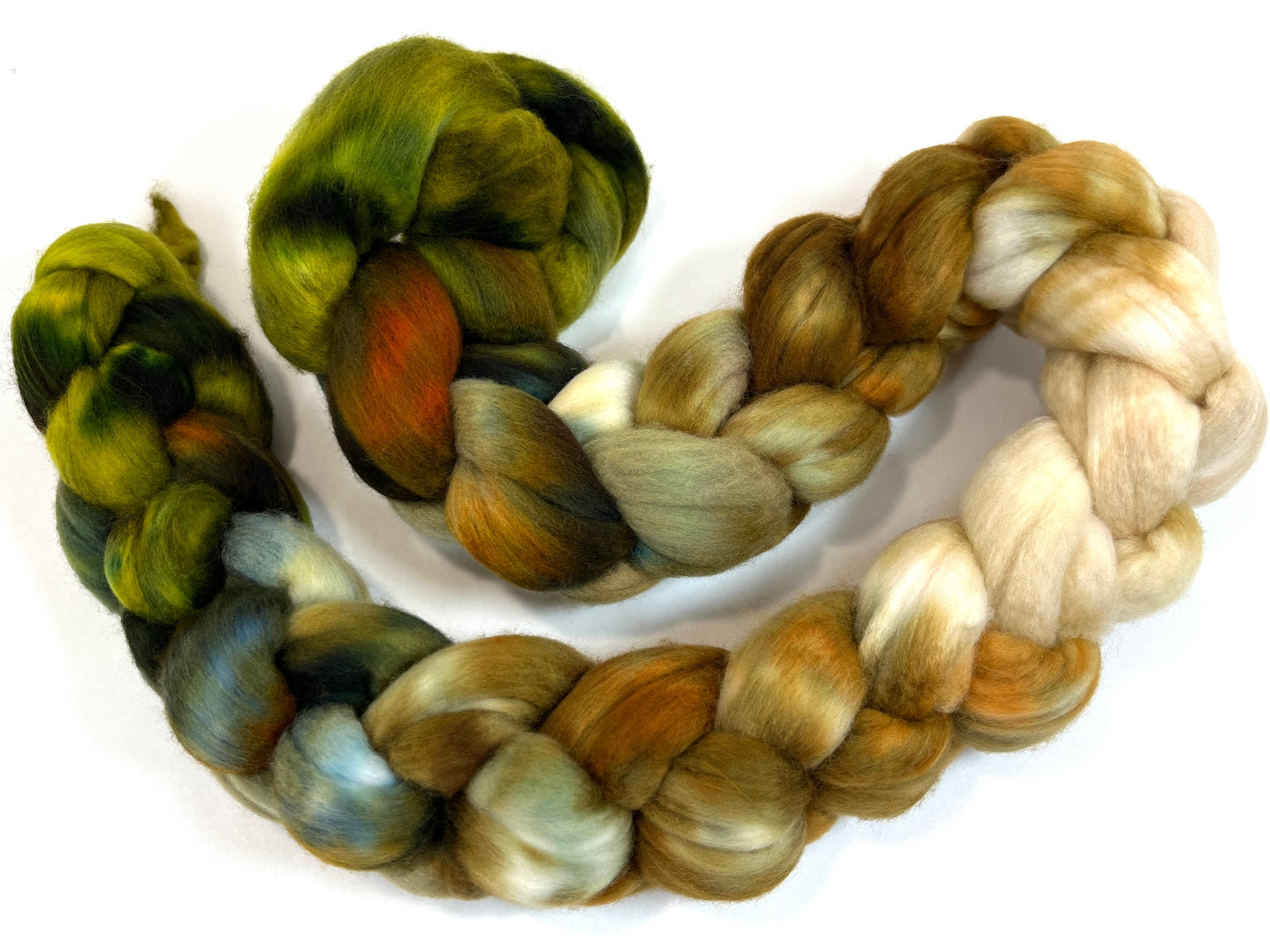 Willow MG - 4 oz 14.5 micron Merino wool combed top, roving, spinning fiber, handspinning, felting, needle felting, weaving supplies