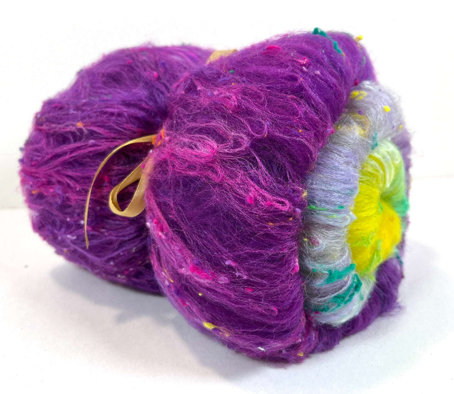 Soda Pop Batt 1107-05 - 2.6 oz Polwarth wool, silk, noils, spinning fiber, drumcarded, handspinning, nuno, felting wool