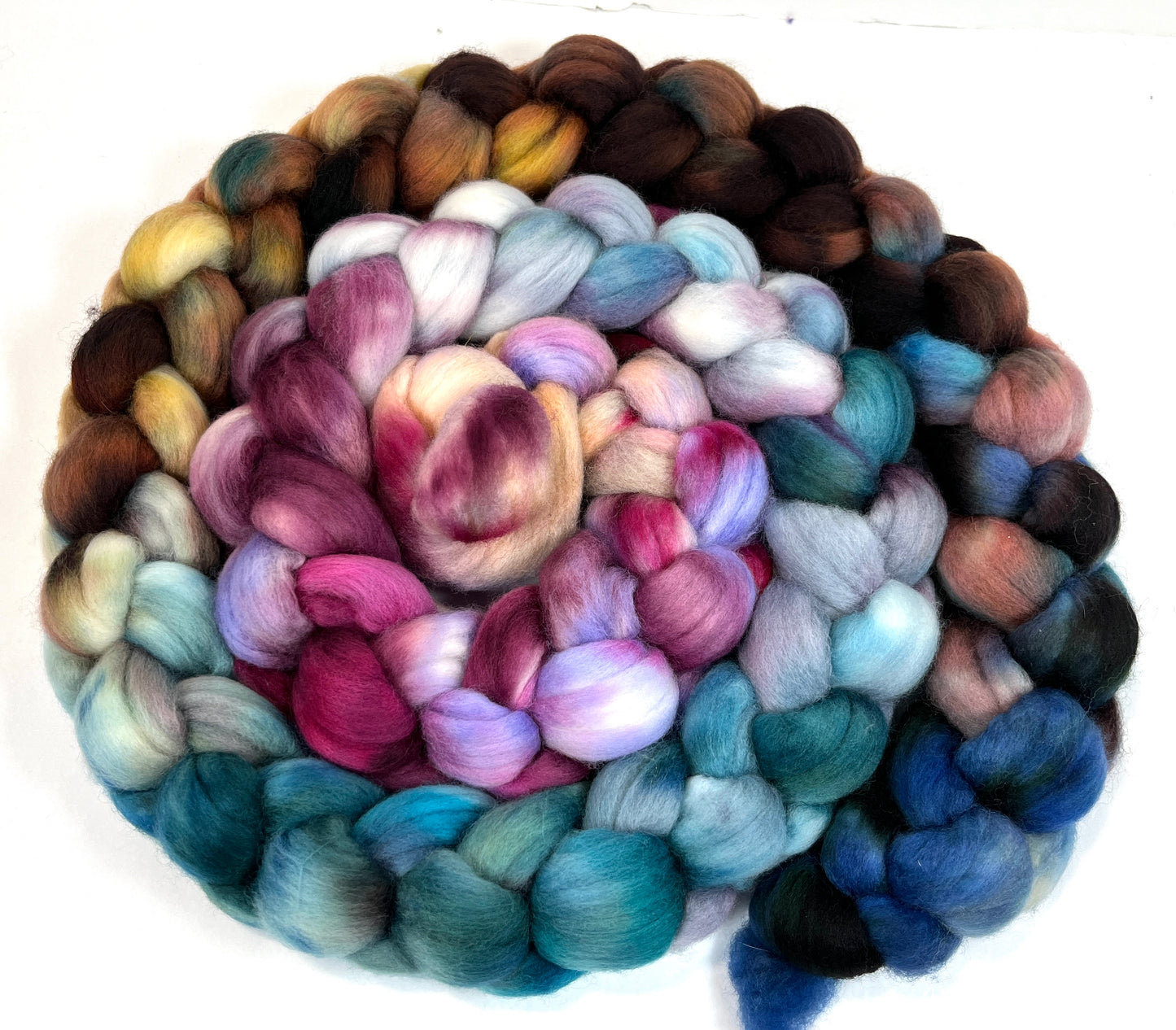 Day's End 1230-02, 8.1 oz Polwarth wool combed top, roving, spinning fiber, handspinning, felting, needle felting, weaving supplies