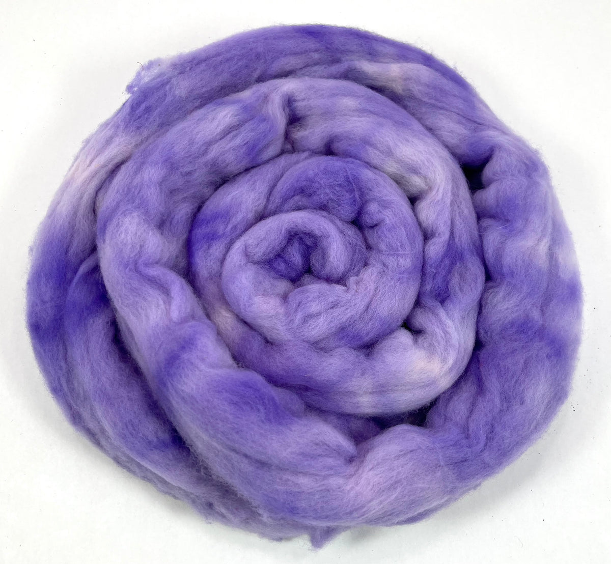 Jacaranda - 2 oz Targhee wool combed top, roving, spinning fiber, handspinning, felting, needle felting, weaving supplies 0909-02