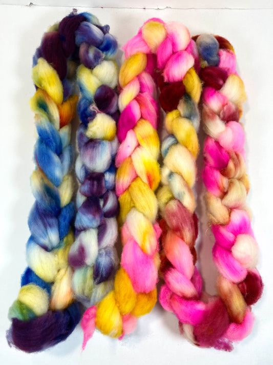 Day’s End 0528-03 - 6 oz SUPERWASH Merino wool ROVING, sliver, spinning fiber, handspinning, carded wool