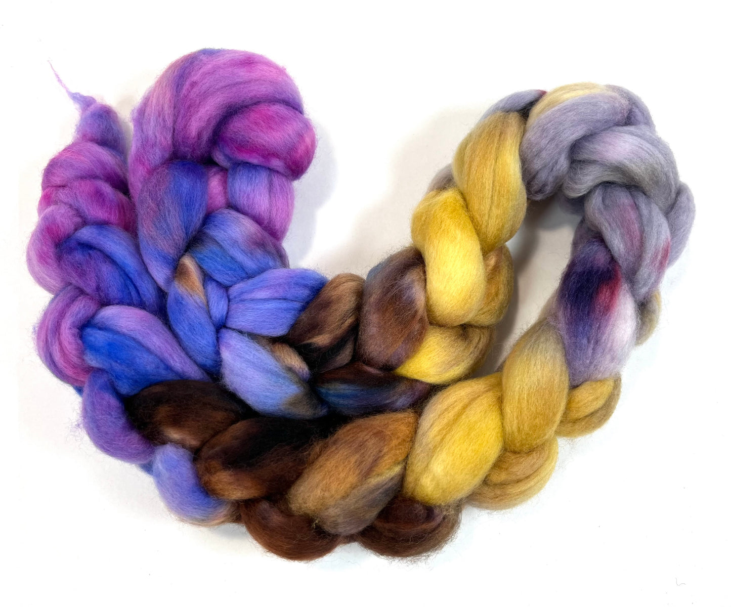 Day's End 0721-05 - 4 oz Polwarth wool combed top, roving, spinning fiber, handspinning, felting, needle felting, weaving supplies