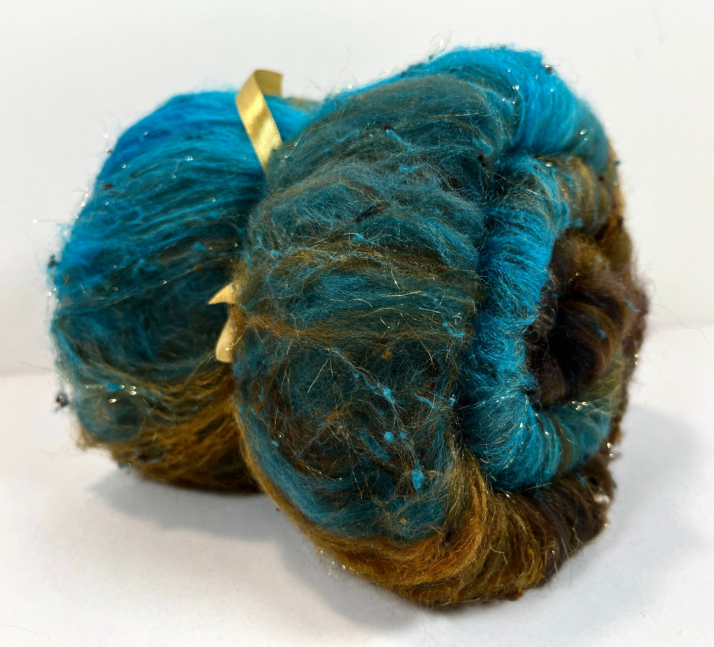 Keepsake Batt 1111-02 - 2.3 oz Polwarth wool, silk, noils, spinning fiber, drumcarded, handspinning, nuno, felting wool