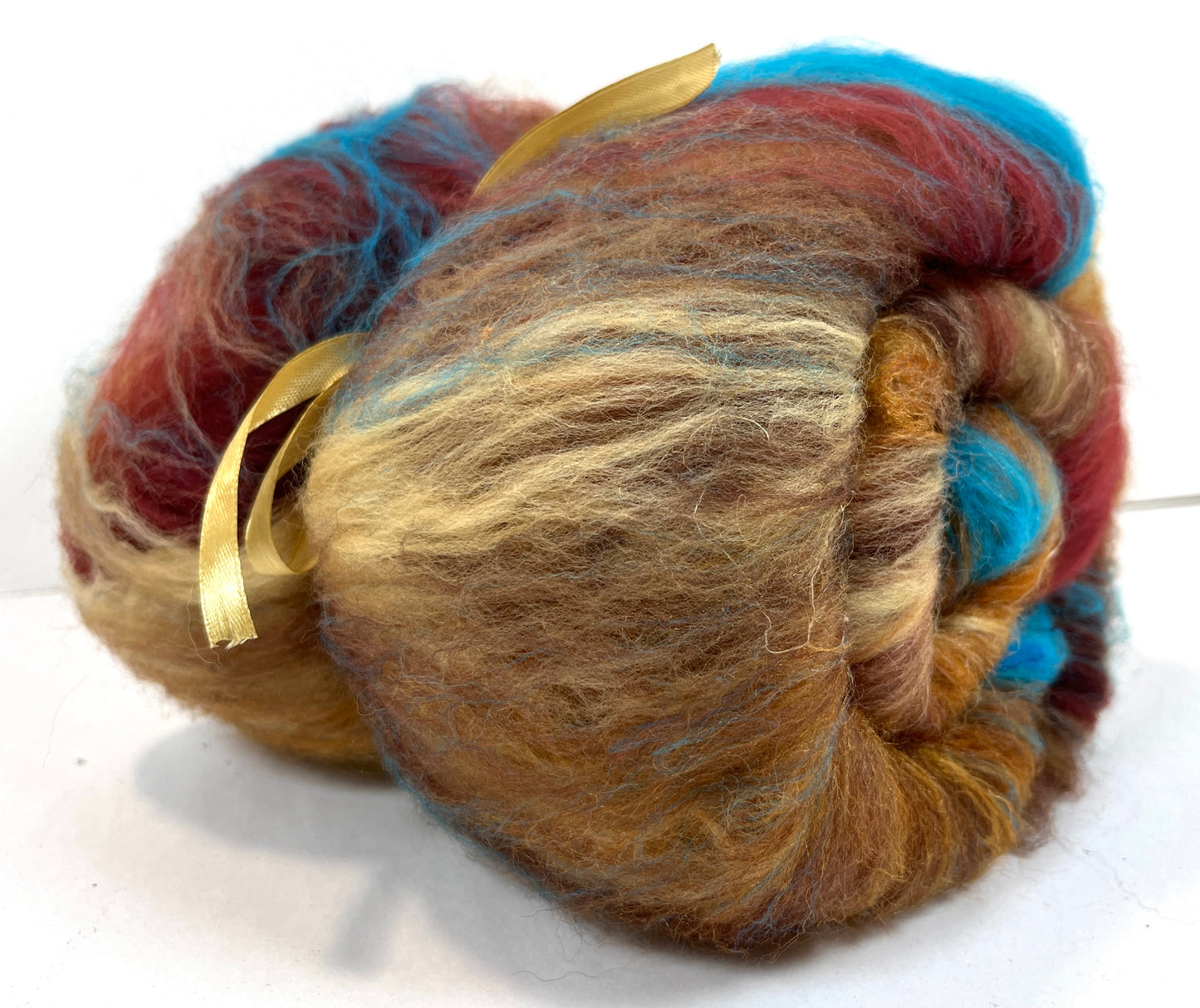 Crayon Box Batt 1201-01 - 3.4 oz Soft wool, NO SPARKLE, spinning fiber, drumcarded, handspinning, nuno, felting wool