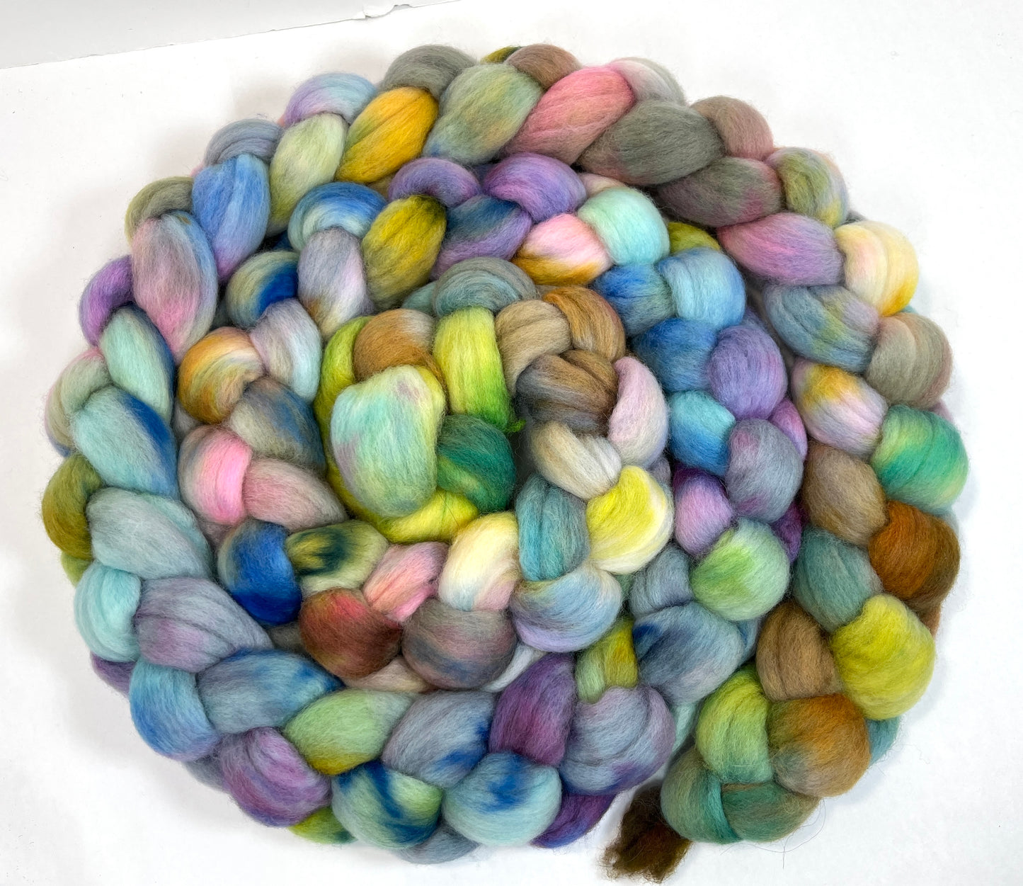 Day's End 0321-01 - 8.7 oz Polwarth wool combed top, roving, spinning fiber, handspinning, felting, needle felting, weaving supplies