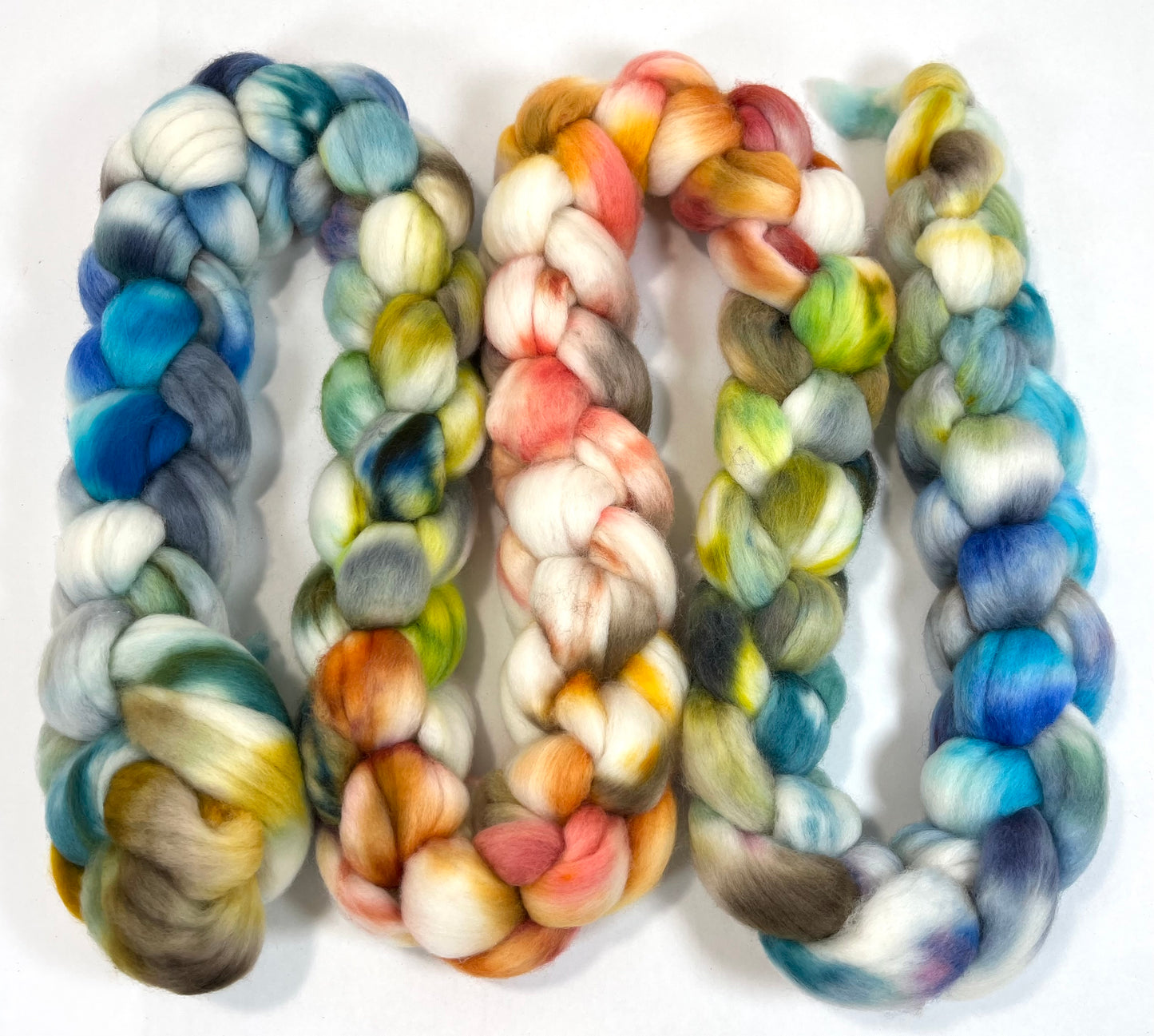 Day's End 0618-05 - 8.7 Falkland Merino wool combed top, roving, spinning fiber, handspinning, felting, needle felting, weaving supplies