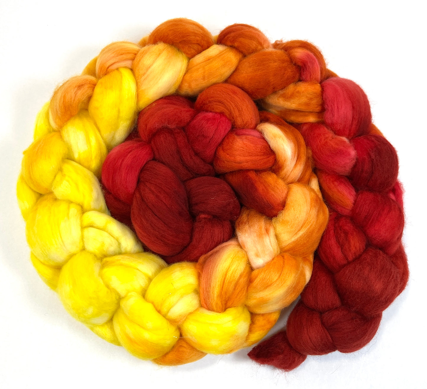 Dragon’s Breath MG - 4 oz 14.5 micron Merino wool combed top, roving, spinning fiber, handspinning, felting, needle felting, weaving supplies