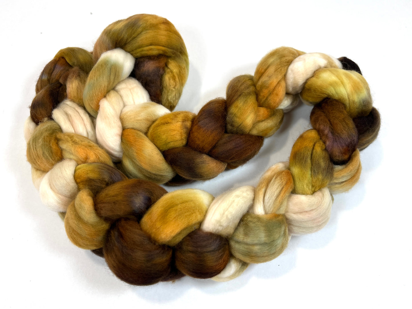 Hazel SC - 4 oz 14.5 micron Merino wool combed top, roving, spinning fiber, handspinning, felting, needle felting, weaving supplies