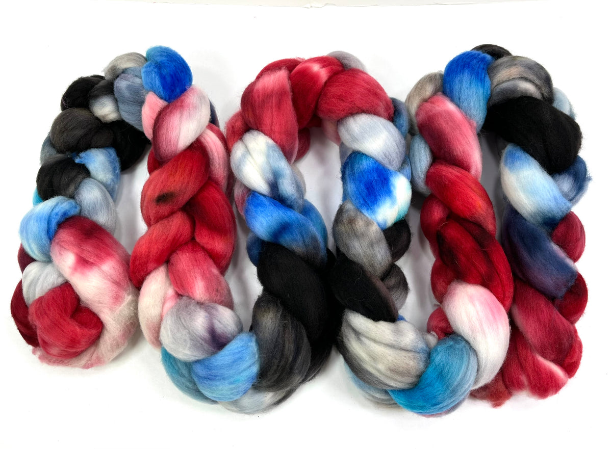 Day's End 0925-04 - 9.2 oz Targhee wool combed top, roving, spinning fiber, handspinning, felting, needle felting, weaving supplies