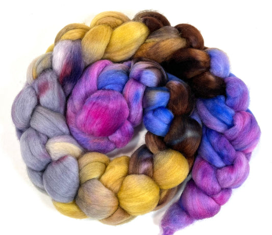 Day's End 0721-05 - 4 oz Polwarth wool combed top, roving, spinning fiber, handspinning, felting, needle felting, weaving supplies
