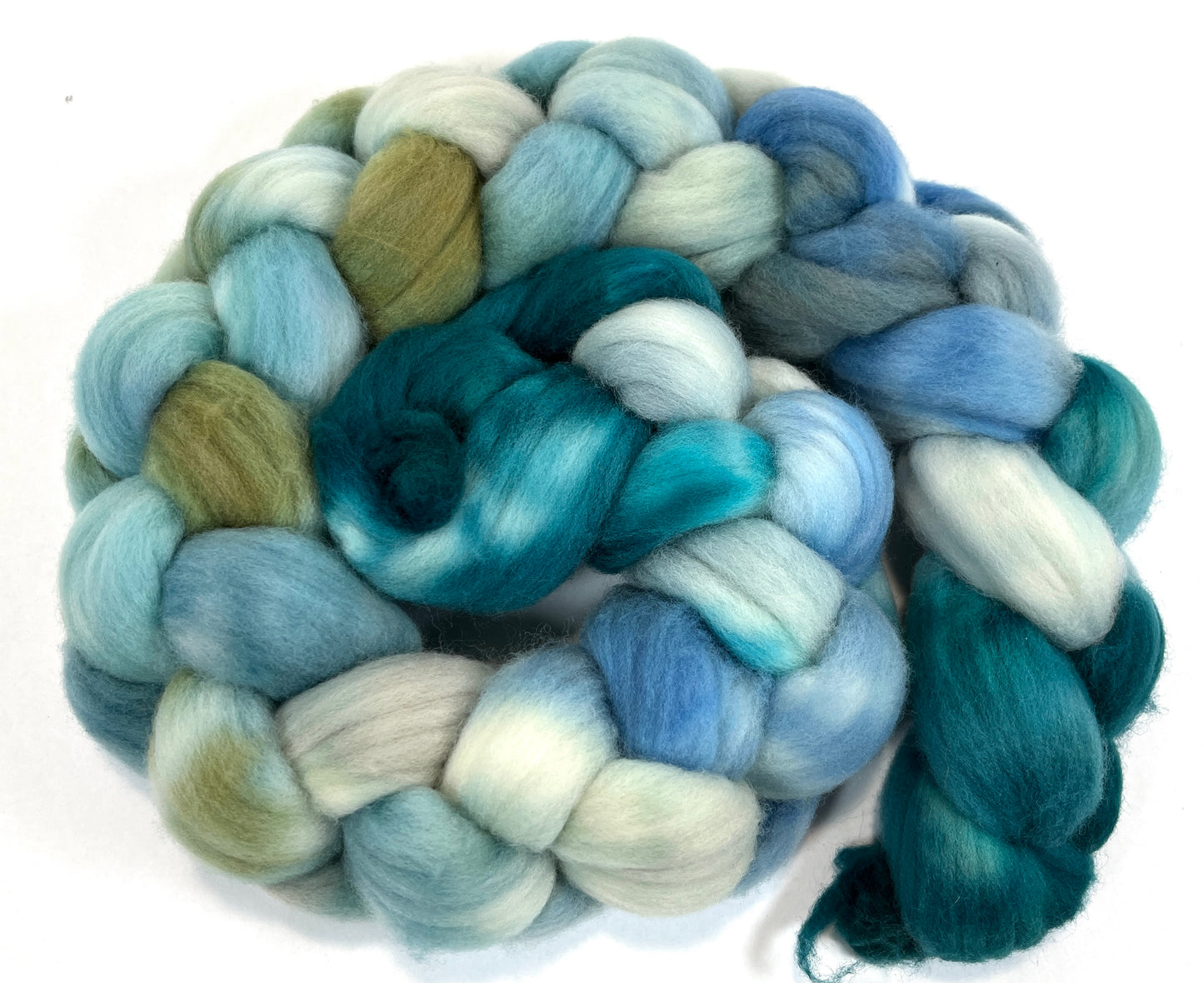 Day's End 0821-02D, 4 oz Targhee wool combed top, roving, spinning fiber, handspinning, felting, needle felting, weaving supplies