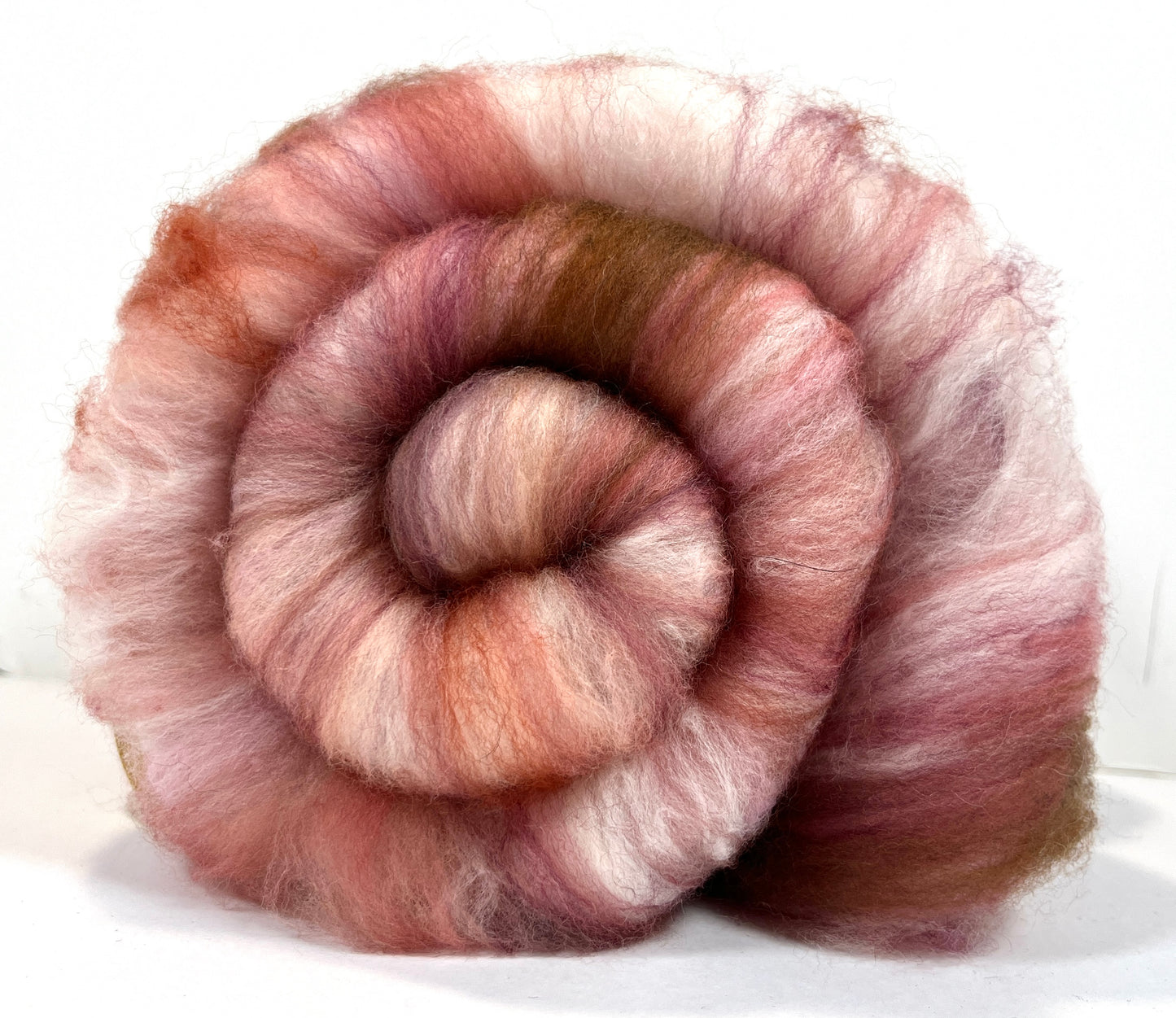 Crayon Box Batt 0922-02 - 3.7 oz Soft wool, NO SPARKLE, spinning fiber, drumcarded, handspinning, nuno, felting wool