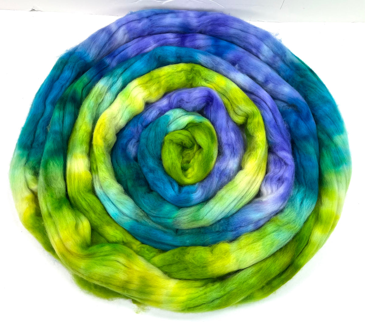 Chrysalis SC - 4 oz hand painted wool combed top, roving, spinning fiber, handspinning, felting