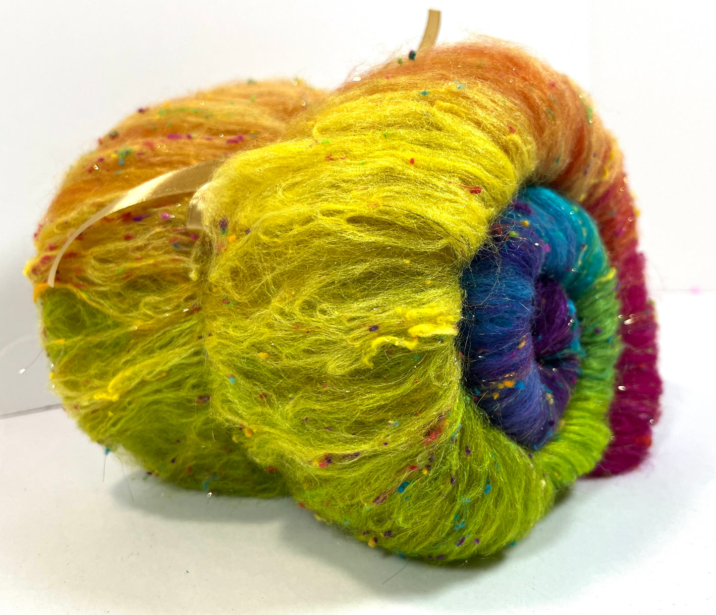 Plumeria Batt 0404-06 - 2.7 oz Corriedale wool, silk, noils, spinning fiber, drumcarded, handspinning, nuno, felting wool