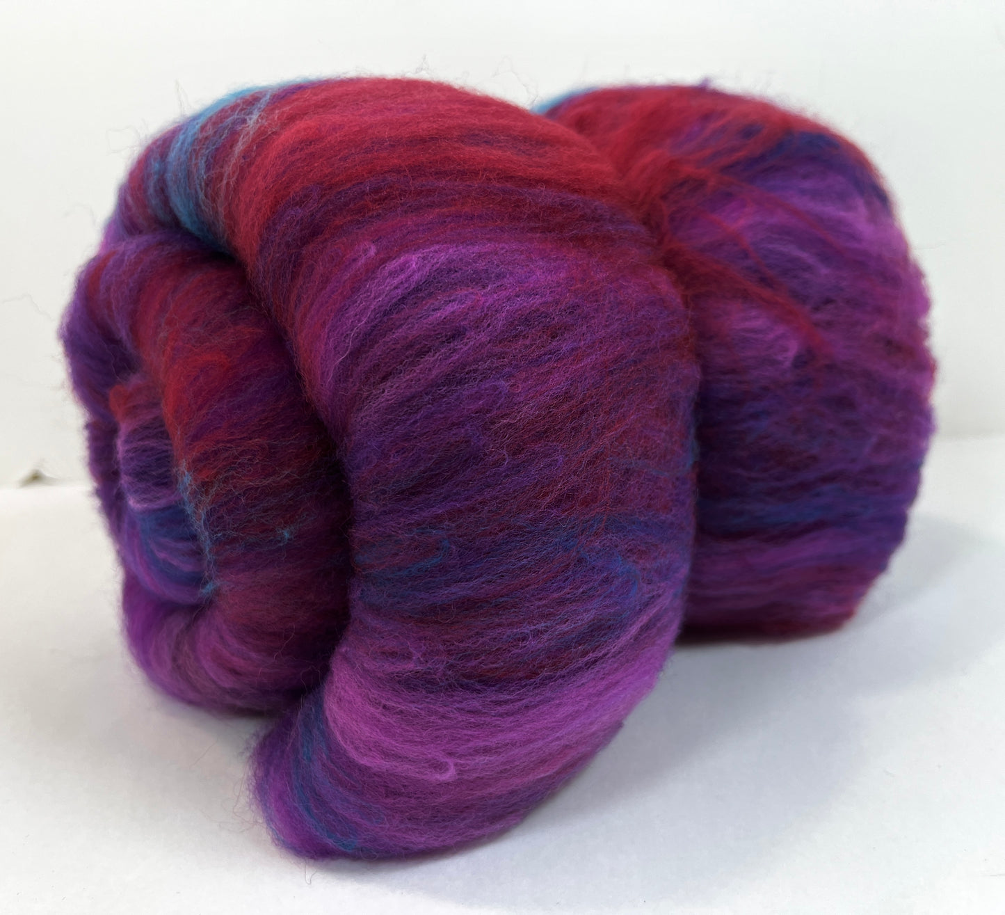 Crayon Box Batt 1027-04 - 2.8 oz Soft wool, NO SPARKLE, spinning fiber, drumcarded, handspinning, nuno, felting wool