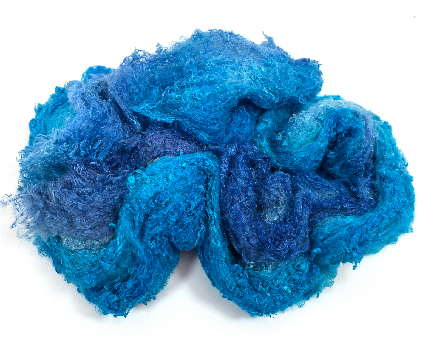 Silk Laps, 0519-04, 1.8 oz, mulberry silk, nuno, wet felting, spinning fiber, art yarn, handspinning, felting fiber, corespinning, nunofelting