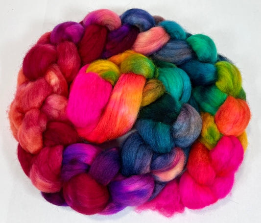 Limited Edition 0527-01 - 4 oz Bluefaced Leicester wool combed top, roving, spinning fiber, handspinning, felting, needle felting, weaving supplies