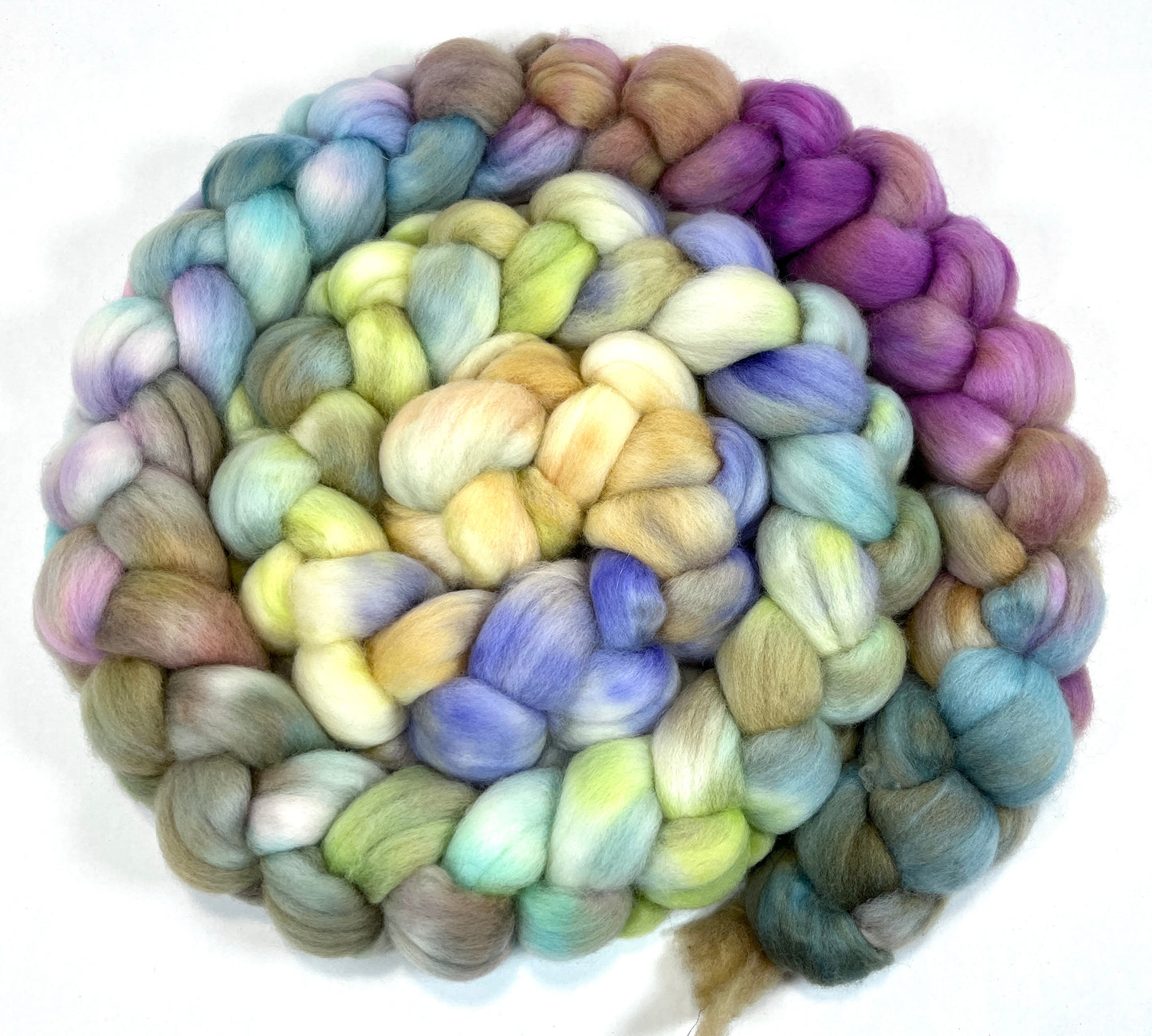 Day’s End 0805-02- 8.4 oz Falkland Merino combed top, roving, spinning fiber, handspinning, felting, needle felting, weaving supplies, OOAK