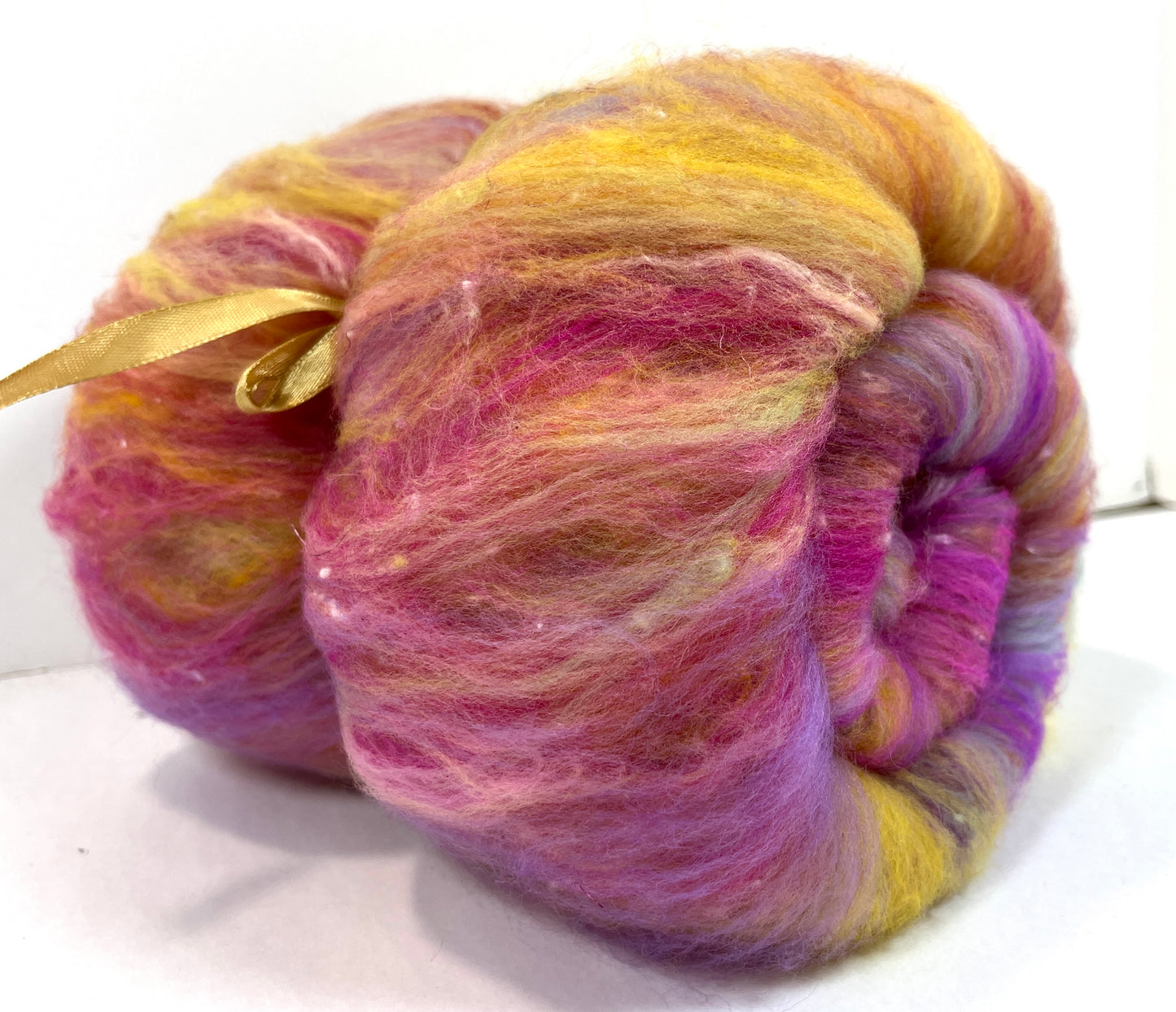 Crayon Box Batt 1201-04 - 3.5 oz Soft wool, NO SPARKLE, spinning fiber, drumcarded, handspinning, nuno, felting wool