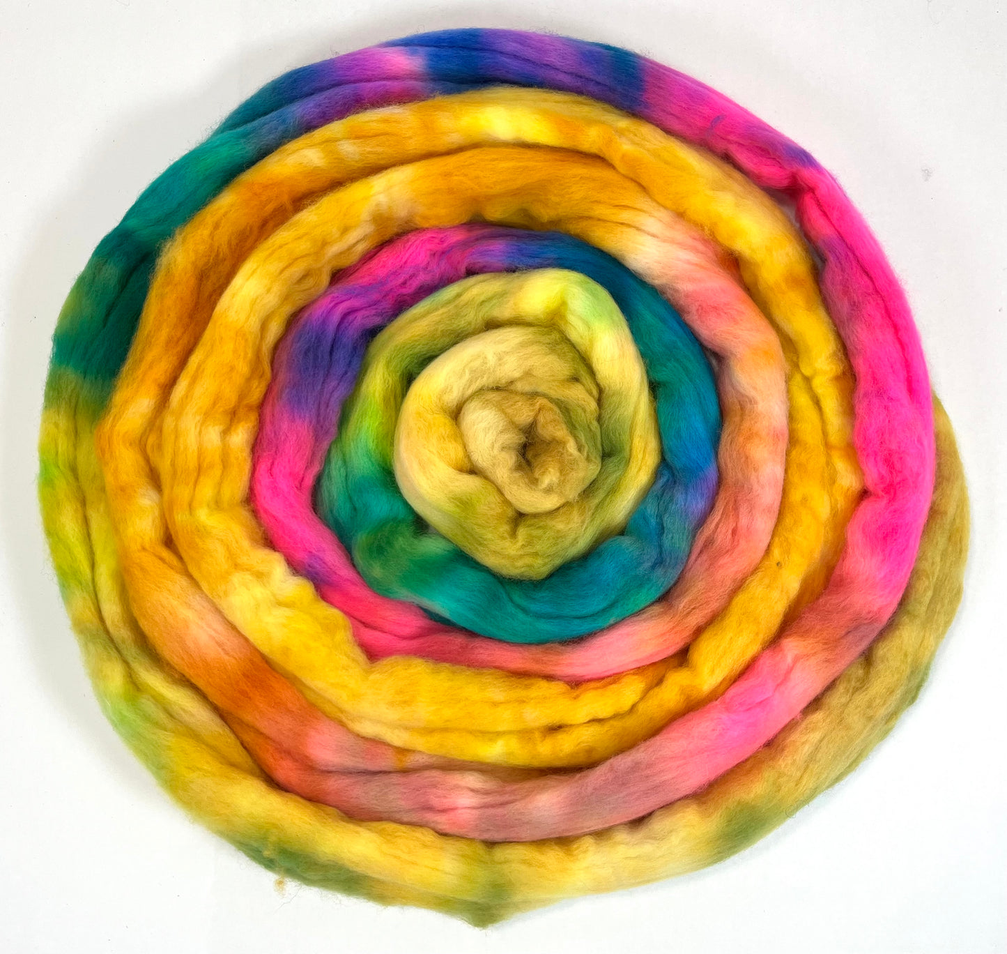 Limited Edition 0527-02B- 4 oz Falkland Merino wool combed top, roving, spinning fiber, handspinning, felting, needle felting, weaving supplies