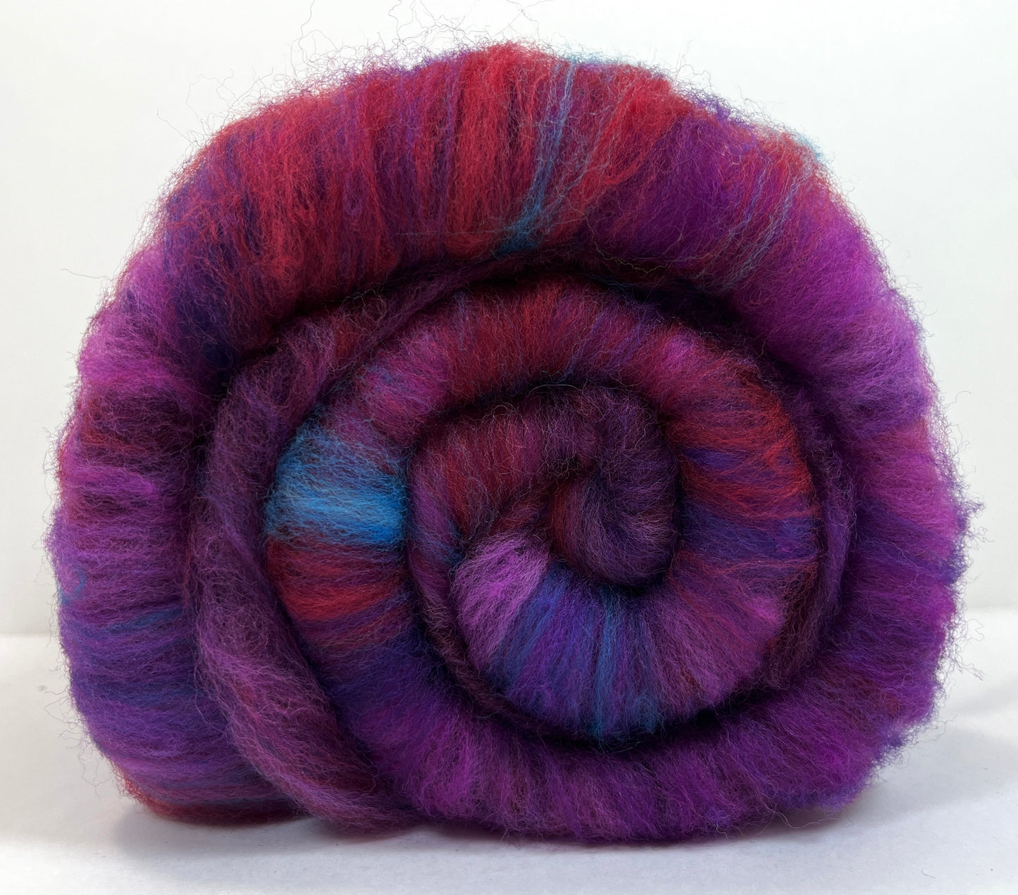 Crayon Box Batt 1027-04 - 2.8 oz Soft wool, NO SPARKLE, spinning fiber, drumcarded, handspinning, nuno, felting wool