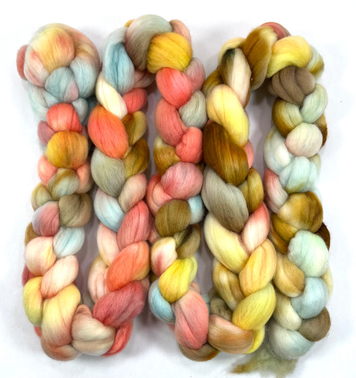 Day's End 0902-01 - 8.7 oz Polwarth wool combed top, roving, spinning fiber, handspinning, felting, needle felting, weaving supplies