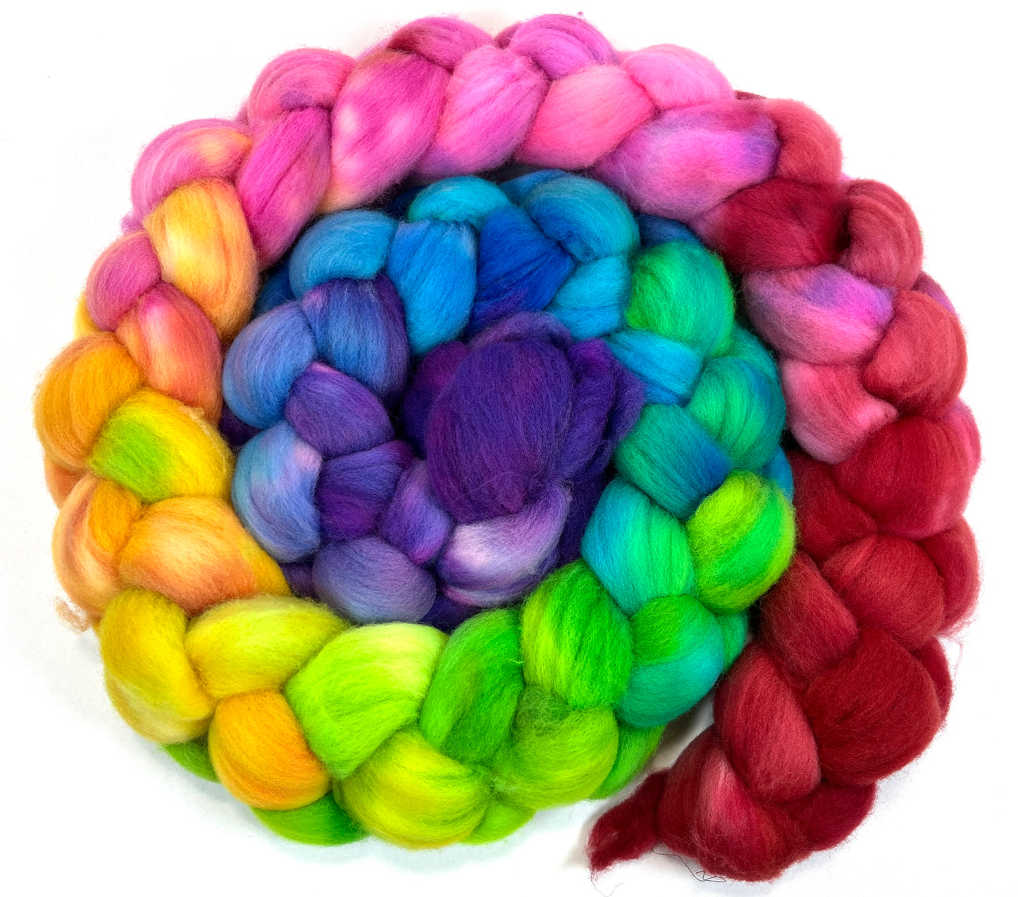 Day's End 0827-01B, 7.9 oz Targhee wool combed top, roving, spinning fiber, handspinning, felting, needle felting, weaving supplies