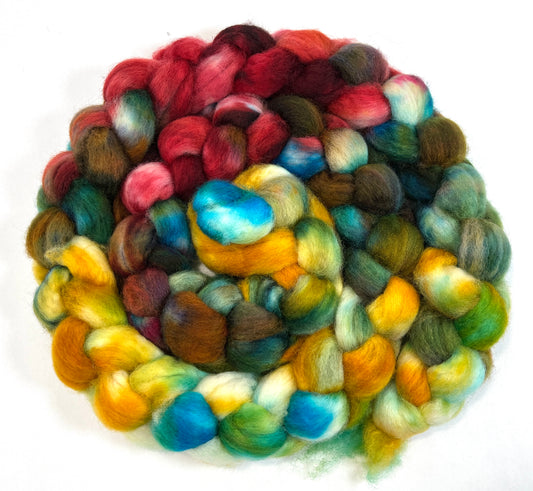 Day's End 1004-01, 6.6 oz BFL wool combed top, roving, spinning fiber, handspinning, felting, needle felting, weaving supplies