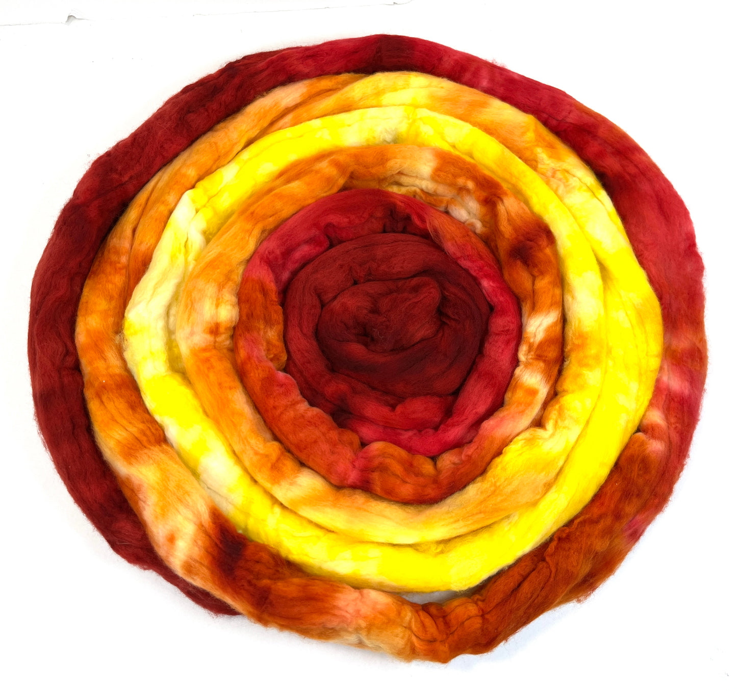 Dragon’s Breath MG - 4 oz 14.5 micron Merino wool combed top, roving, spinning fiber, handspinning, felting, needle felting, weaving supplies