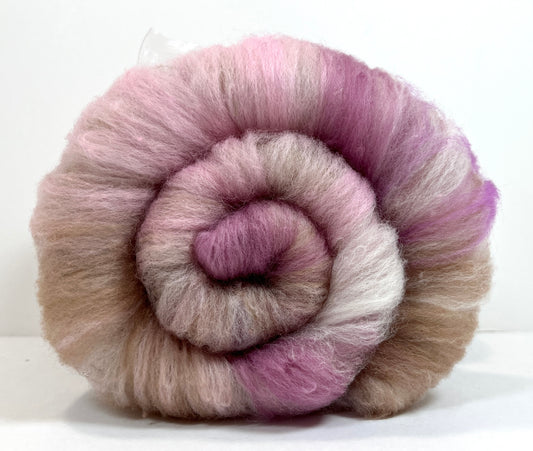 Crayon Box Batt 1027-03 - 3.5 oz Soft wool, NO SPARKLE, spinning fiber, drumcarded, handspinning, nuno, felting wool