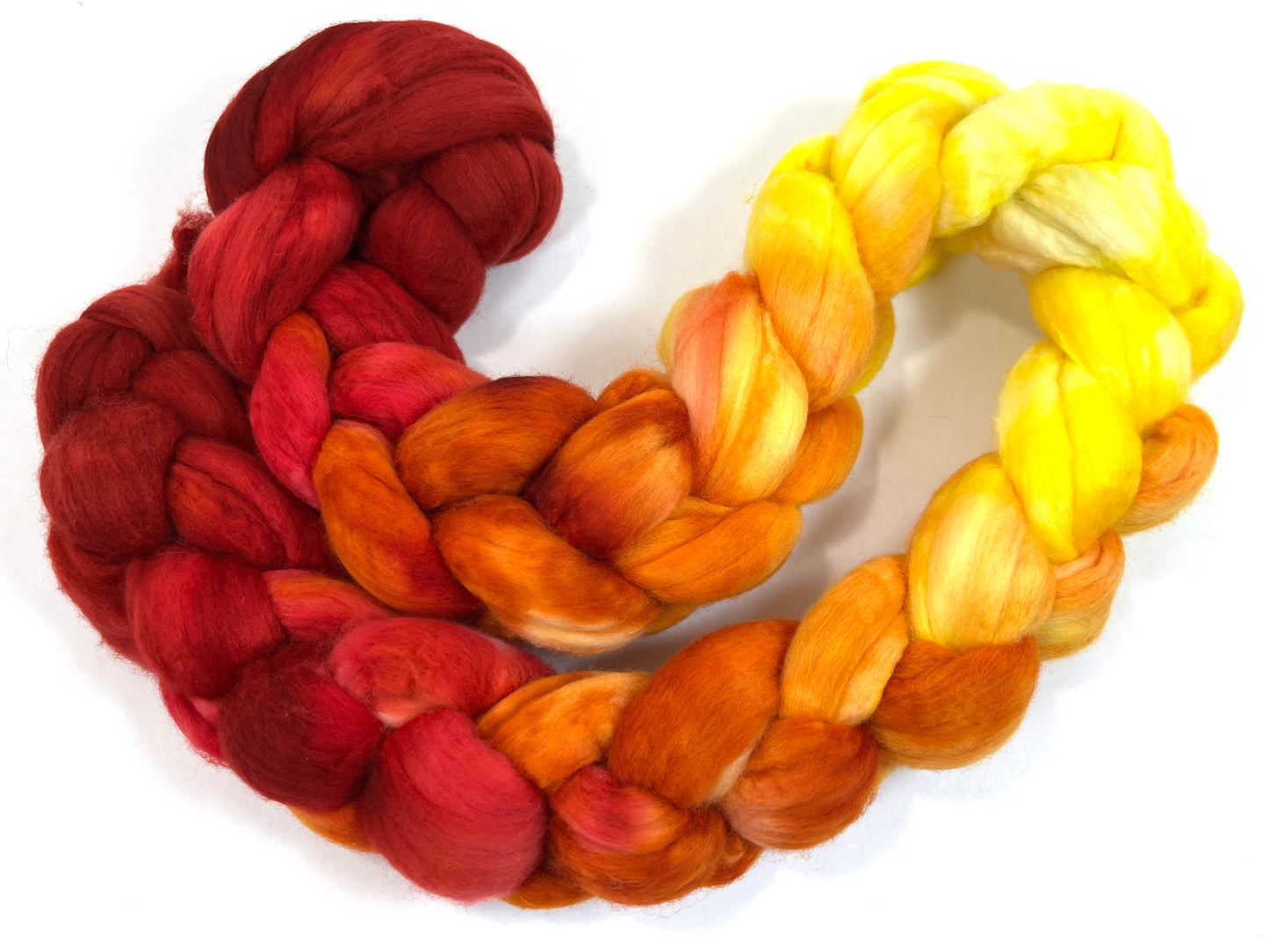 Dragon’s Breath MG - 4 oz 14.5 micron Merino wool combed top, roving, spinning fiber, handspinning, felting, needle felting, weaving supplies
