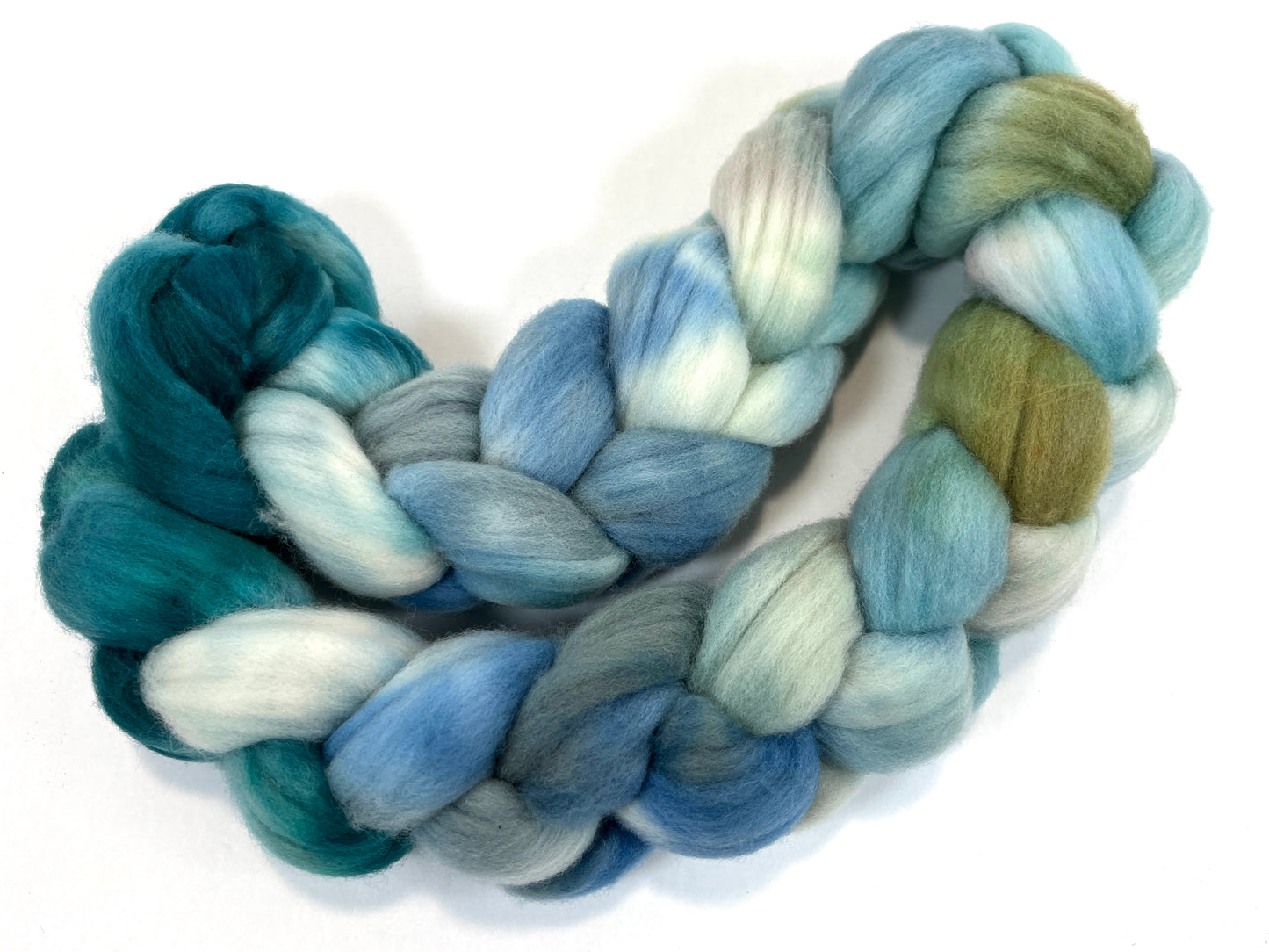 Day's End 0821-02D, 4 oz Targhee wool combed top, roving, spinning fiber, handspinning, felting, needle felting, weaving supplies