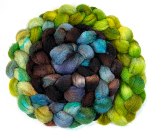 Day’s End 1230-06, 6.6 oz BFL wool combed top, roving, spinning fiber, handspinning, felting, needle felting, weaving supplies