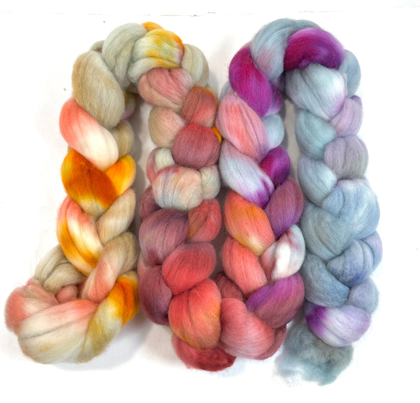 Day's End 0212-03, 5.5 oz Polwarth wool combed top, roving, spinning fiber, handspinning, felting, needle felting, weaving supplies