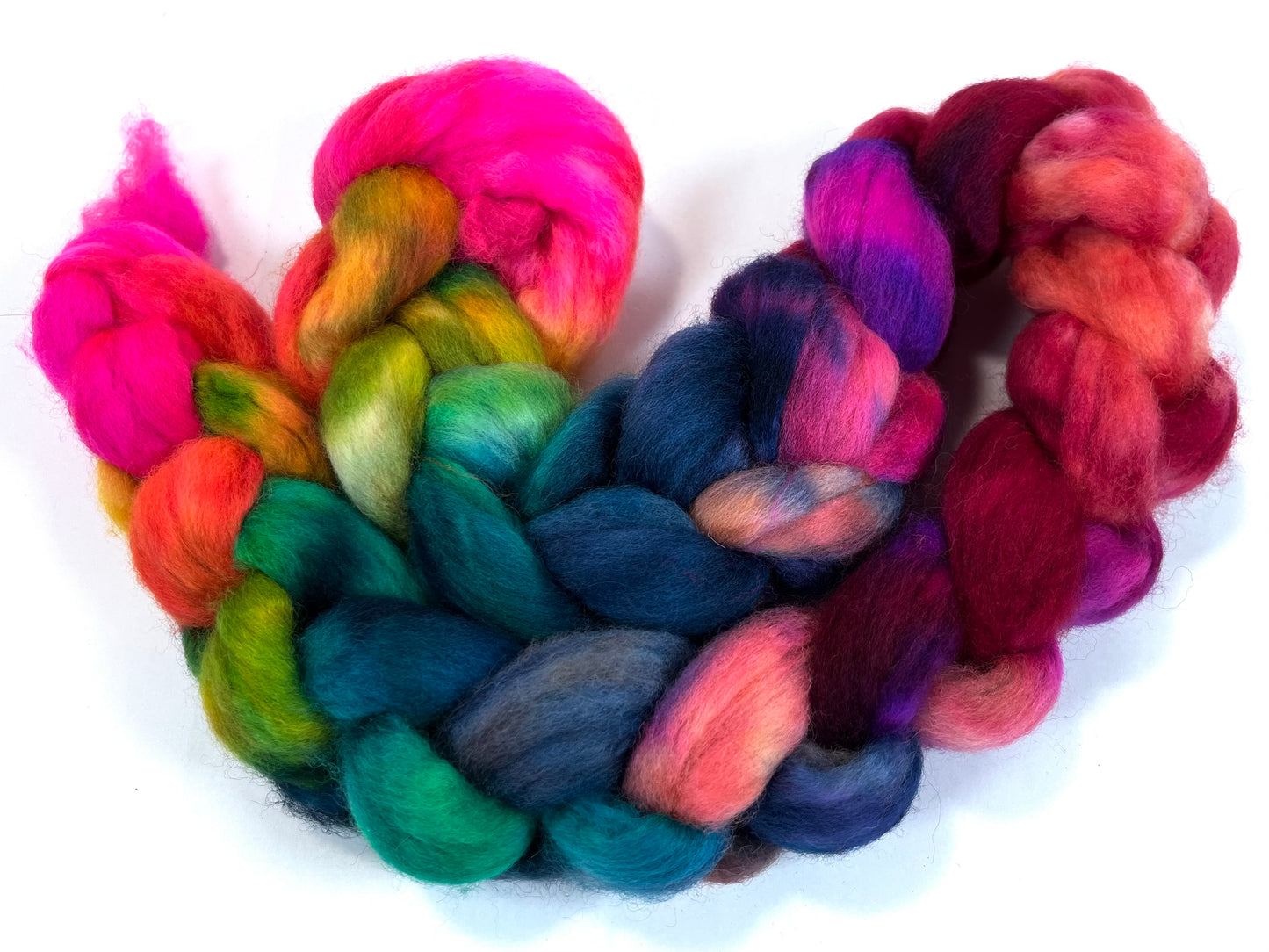 Limited Edition 0527-01 - 4 oz Bluefaced Leicester wool combed top, roving, spinning fiber, handspinning, felting, needle felting, weaving supplies