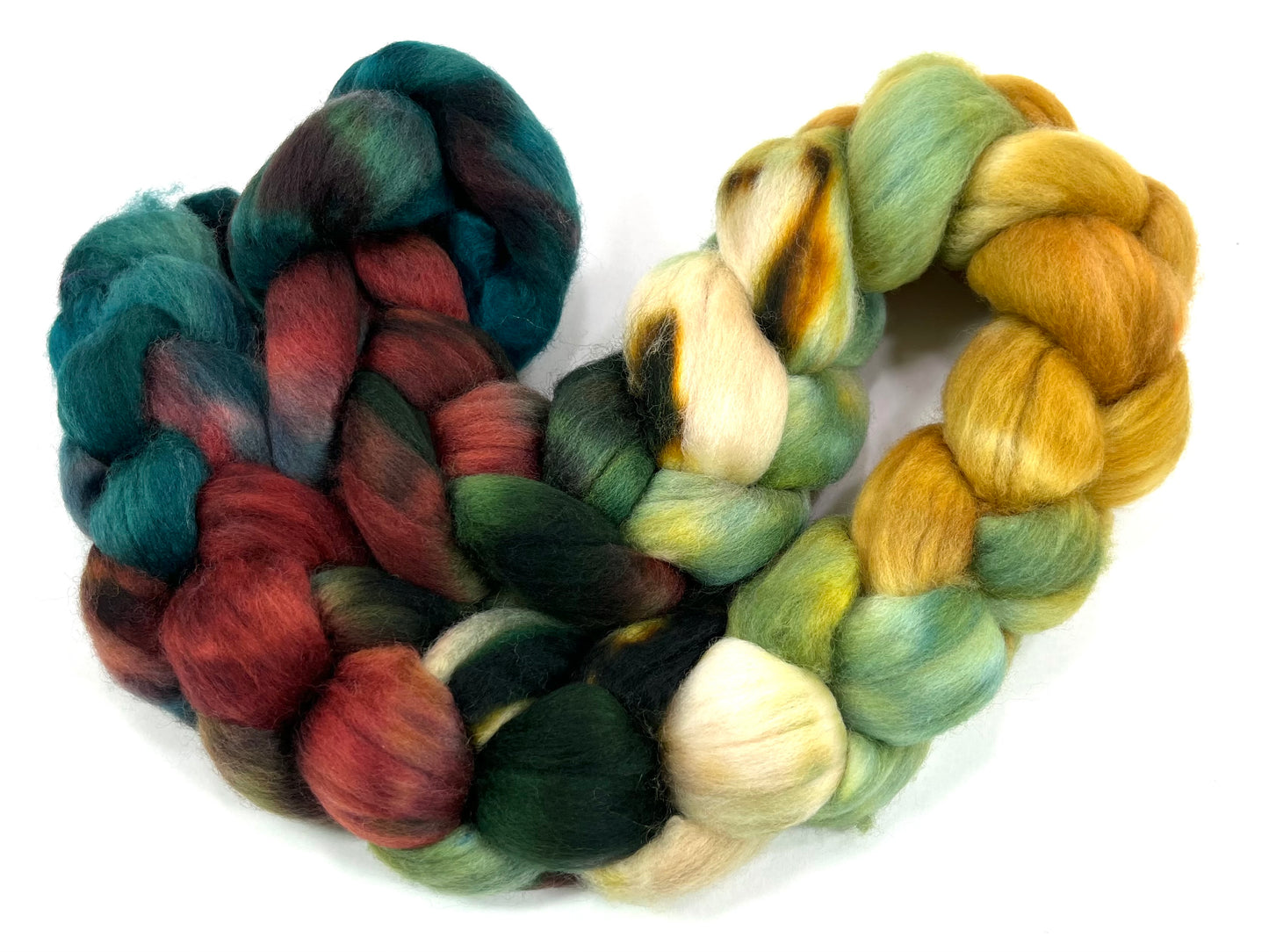 Day's End 0831-01 - 4 oz Polwarth wool combed top, roving, spinning fiber, handspinning, felting, needle felting, weaving supplies