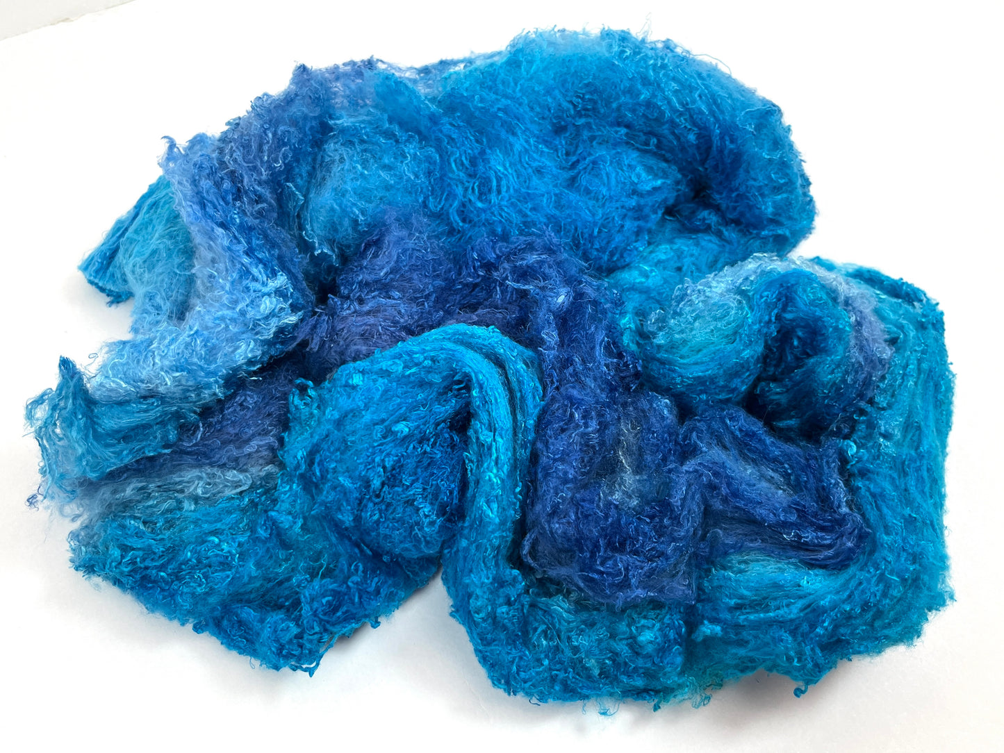 Silk Laps, 0519-04, 1.8 oz, mulberry silk, nuno, wet felting, spinning fiber, art yarn, handspinning, felting fiber, corespinning, nunofelting